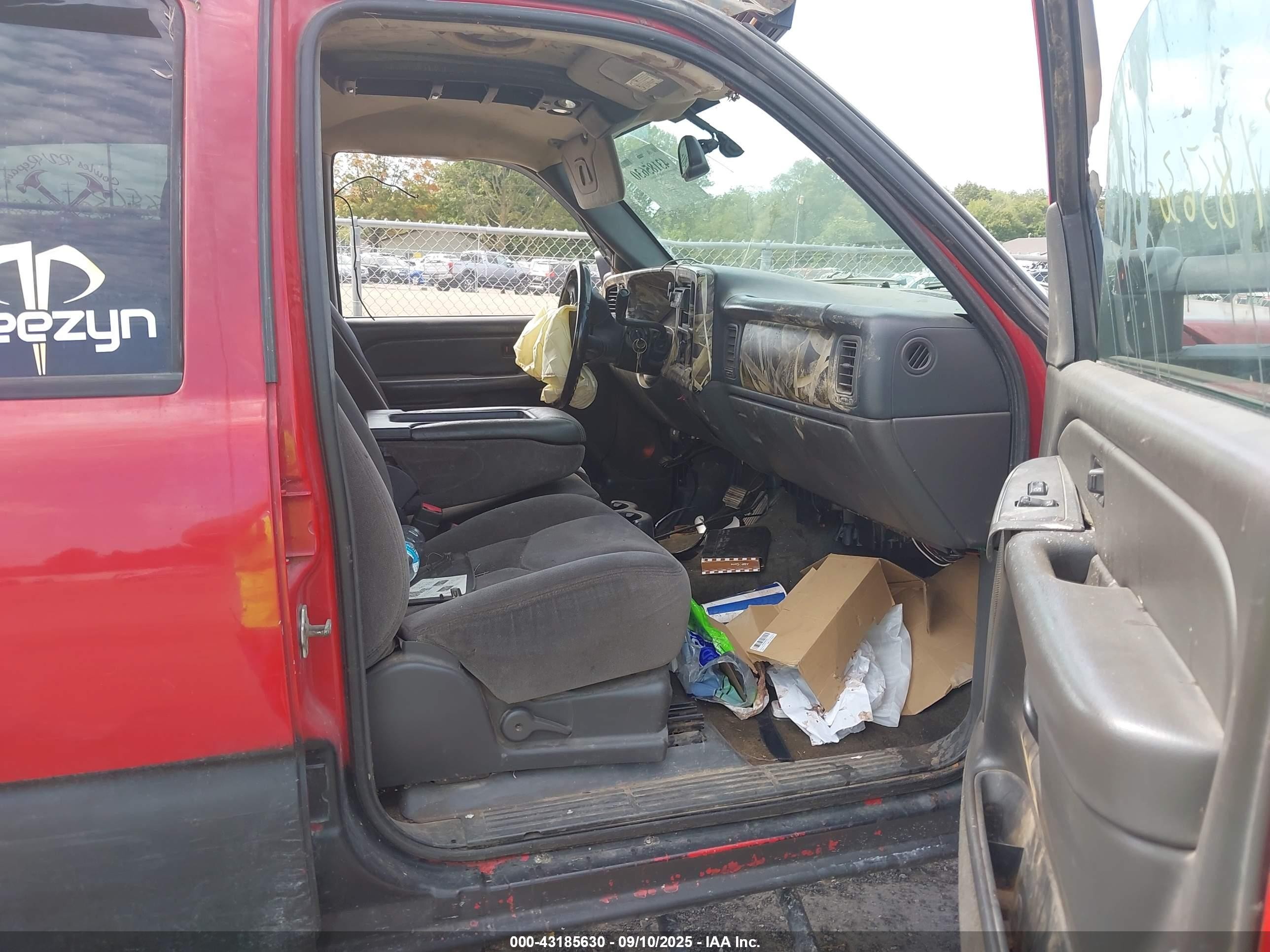 2004 Gmc Sierra 1500 Sle Red vin: 2GTEK13T241322905