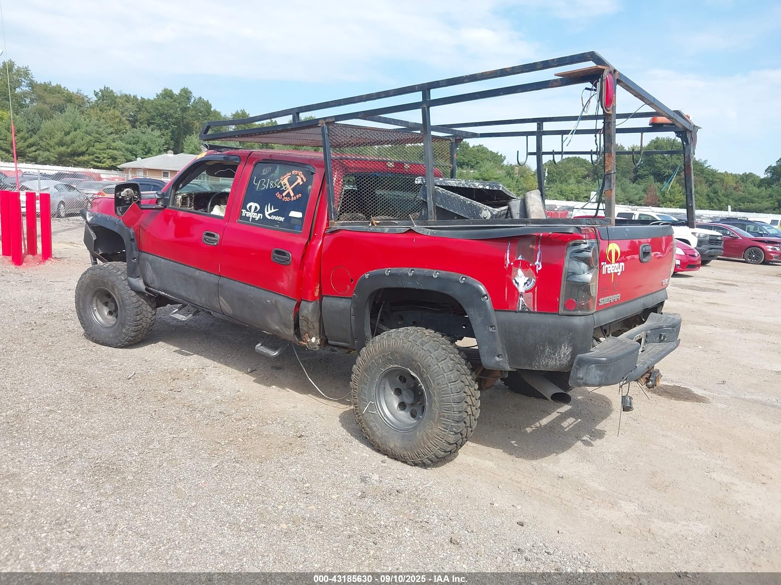 2004 Gmc Sierra 1500 Sle Red vin: 2GTEK13T241322905