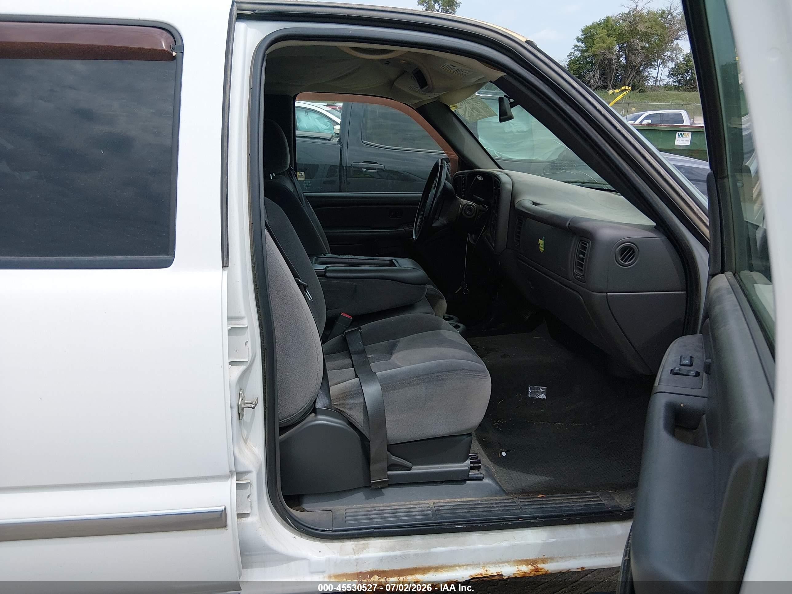 2005 Gmc Sierra 1500 Sle White vin: 2GTEK13T251261783