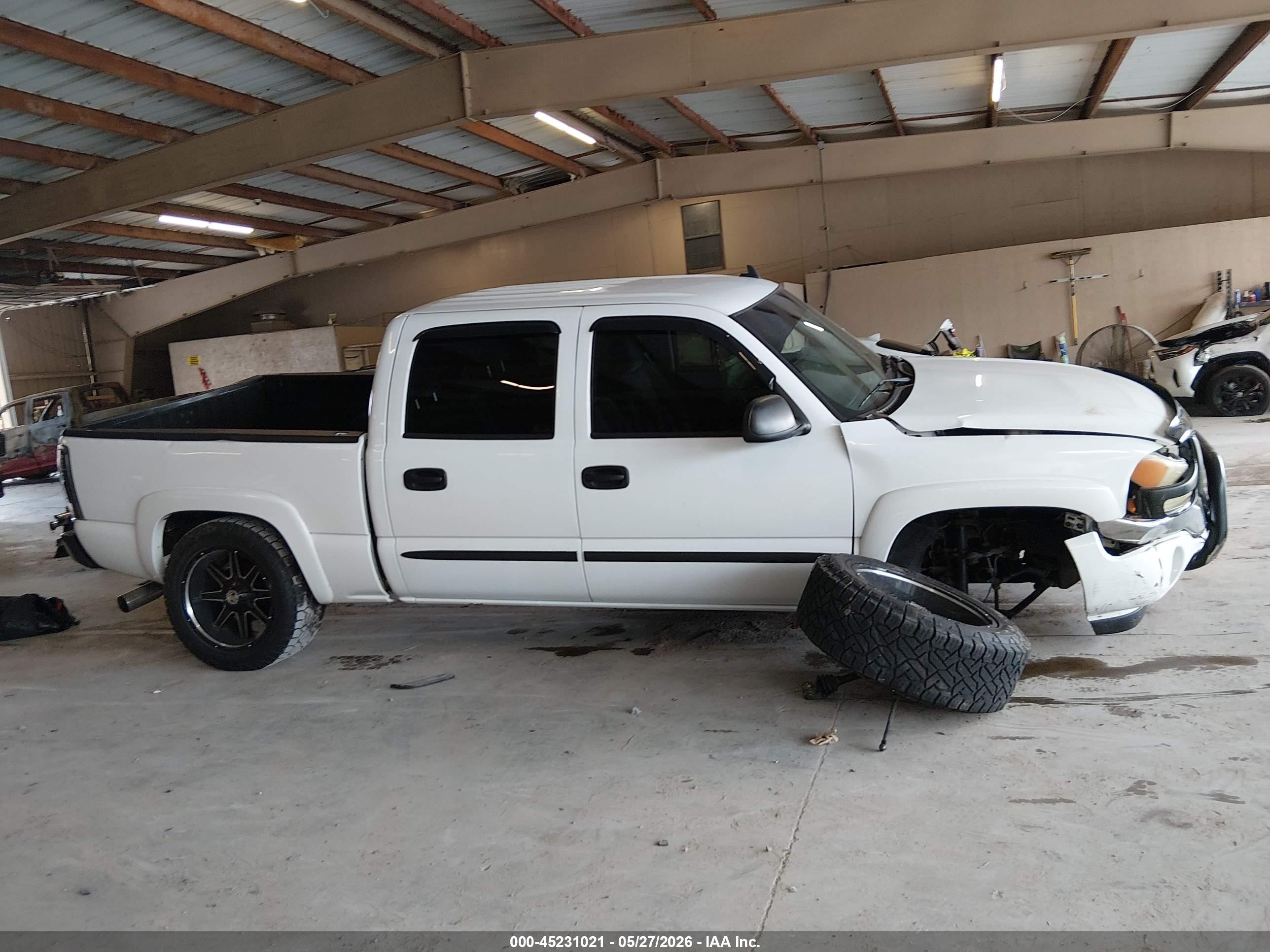 2006 Gmc Sierra 1500 Sle2 White vin: 2GTEK13T261166013