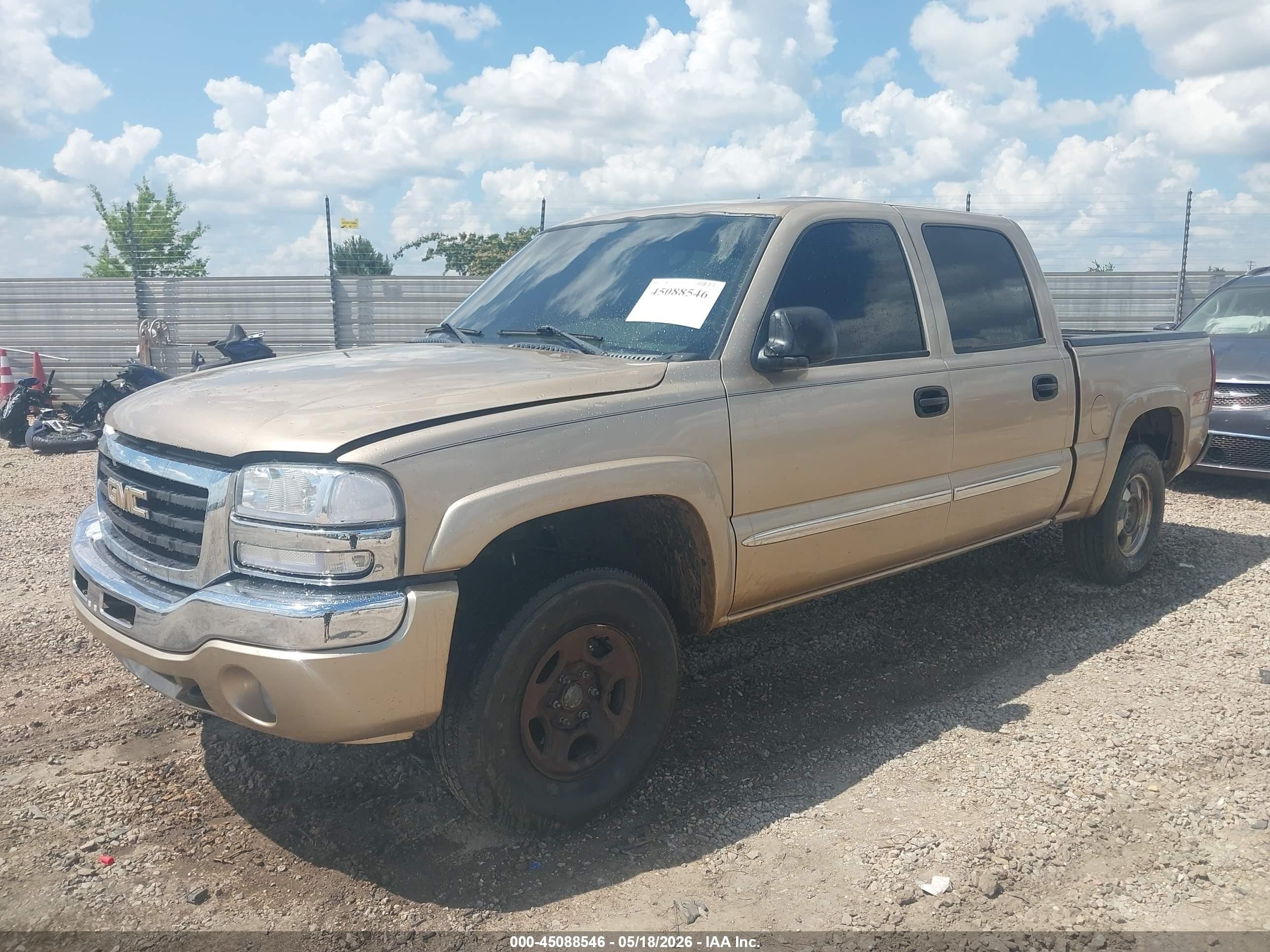 2004 Gmc Sierra 1500 Sle Золотой vin: 2GTEK13T341413231