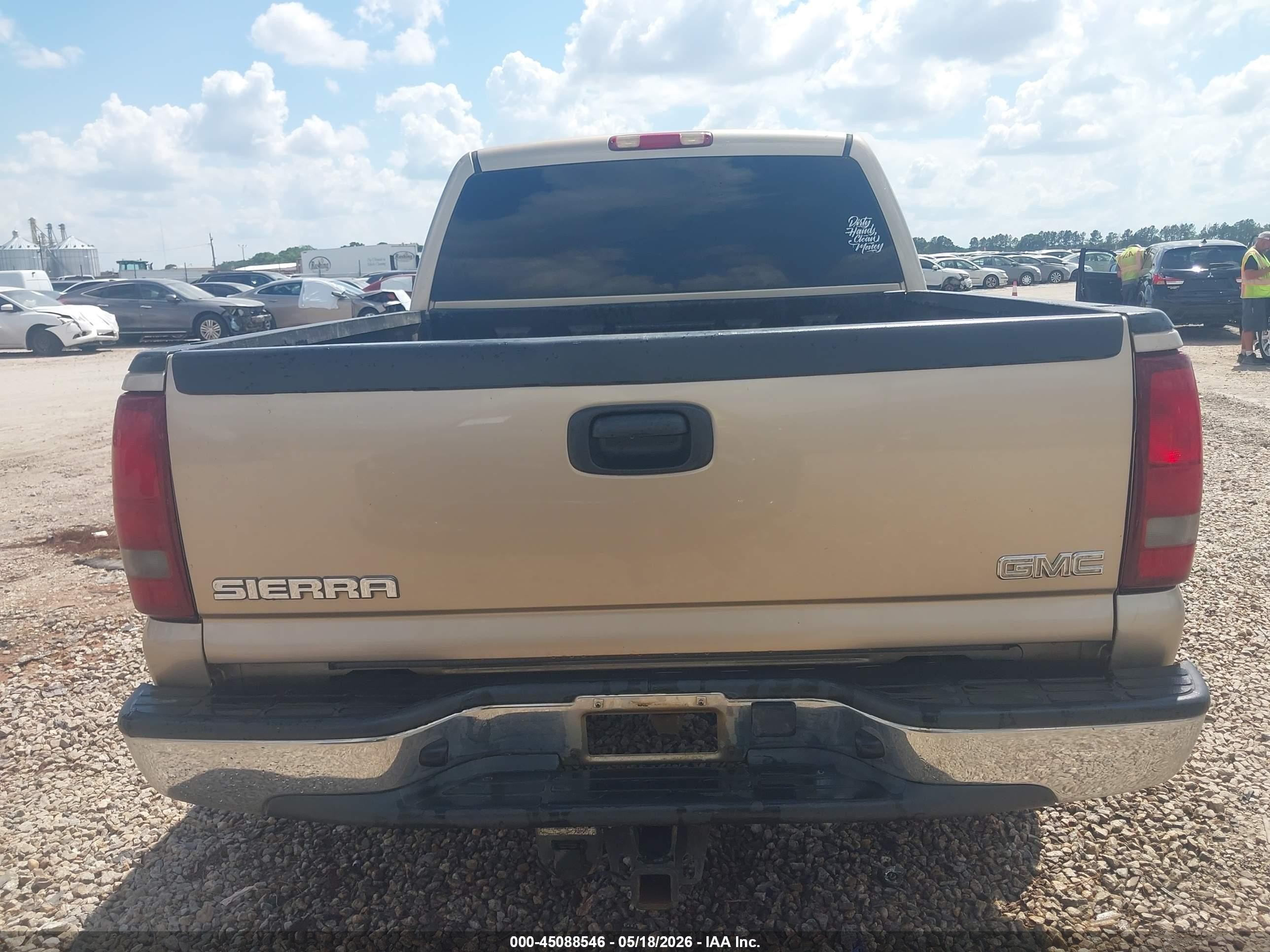 2004 Gmc Sierra 1500 Sle Золотой vin: 2GTEK13T341413231