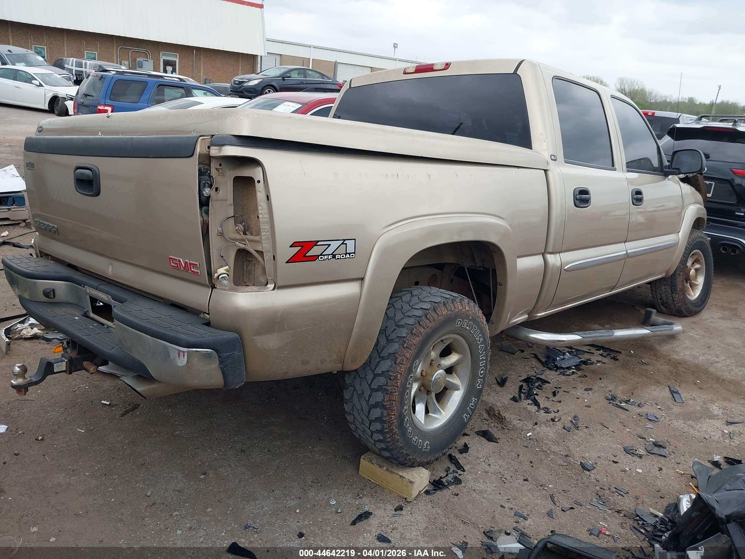 2004 Gmc Sierra 1500 Slt Tan vin: 2GTEK13T341430286