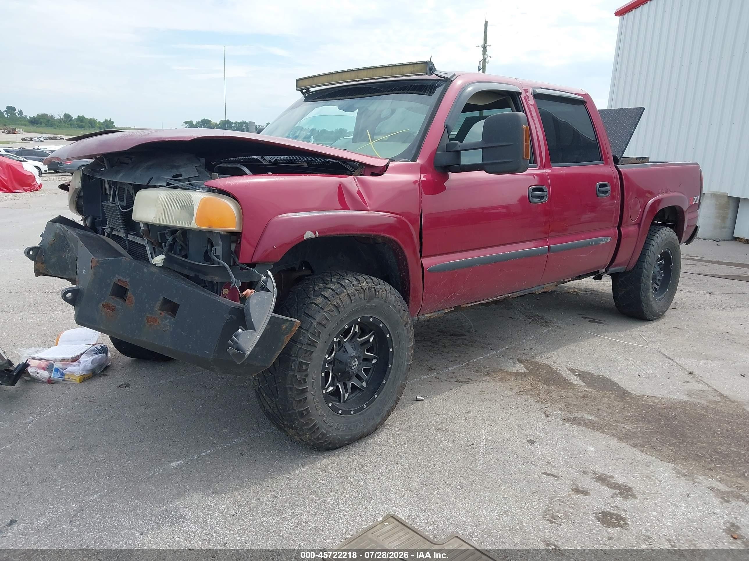 2005 Gmc Sierra 1500 Slt Red vin: 2GTEK13T351151065