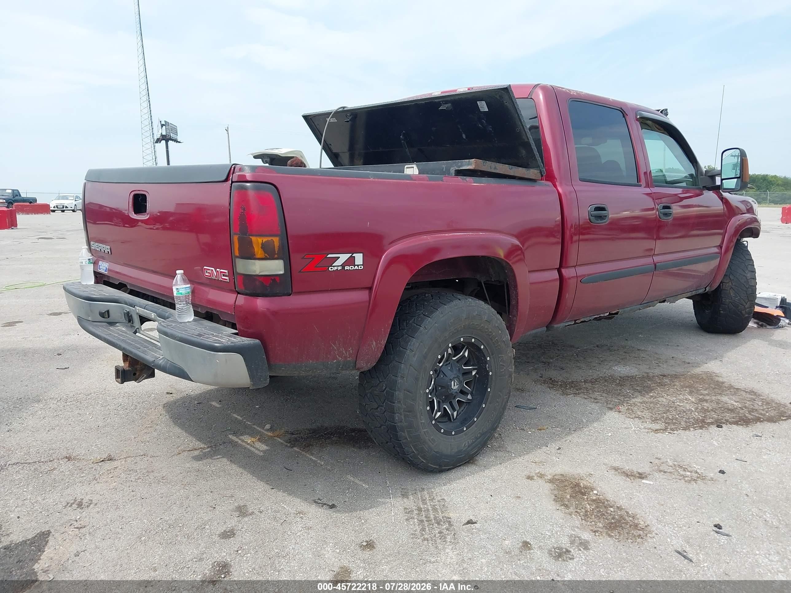 2005 Gmc Sierra 1500 Slt Red vin: 2GTEK13T351151065