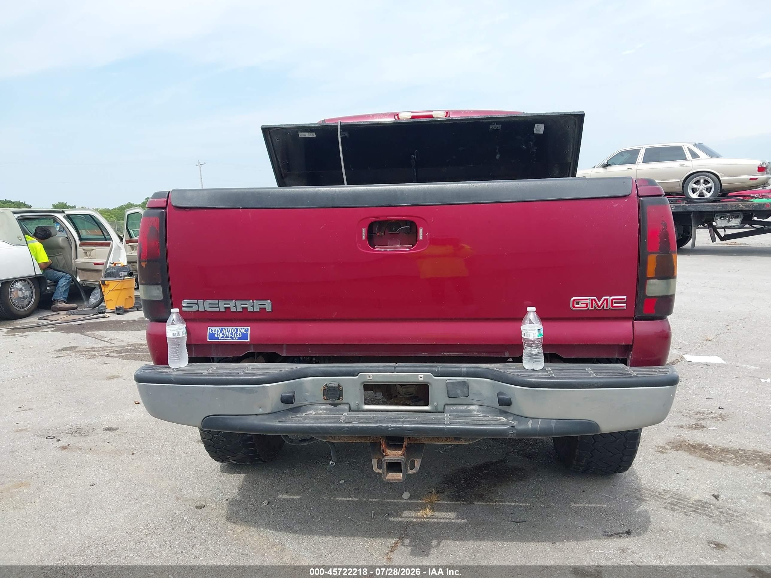 2005 Gmc Sierra 1500 Slt Red vin: 2GTEK13T351151065