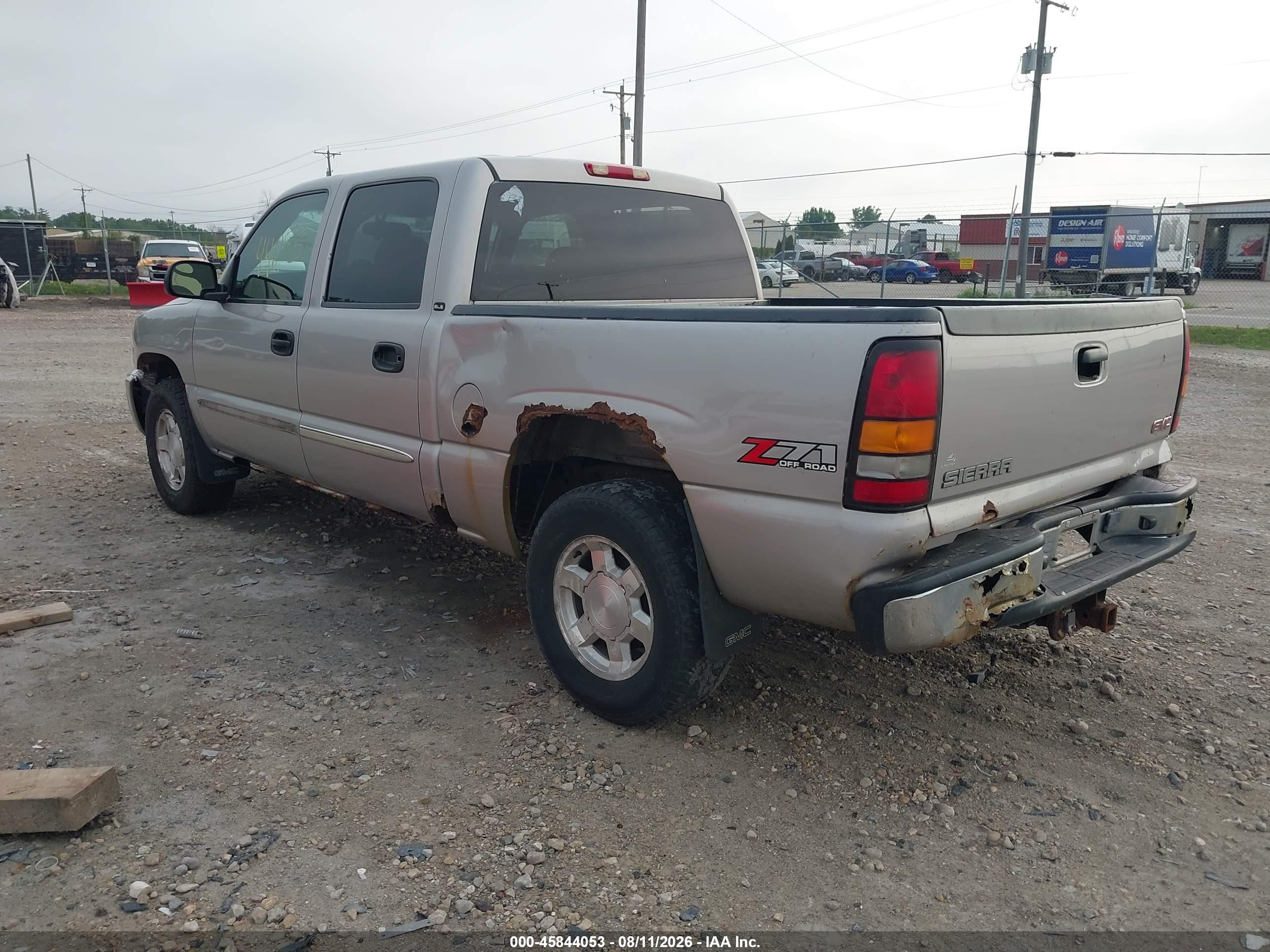 2005 Gmc Sierra 1500 Sle Tan vin: 2GTEK13T351204637