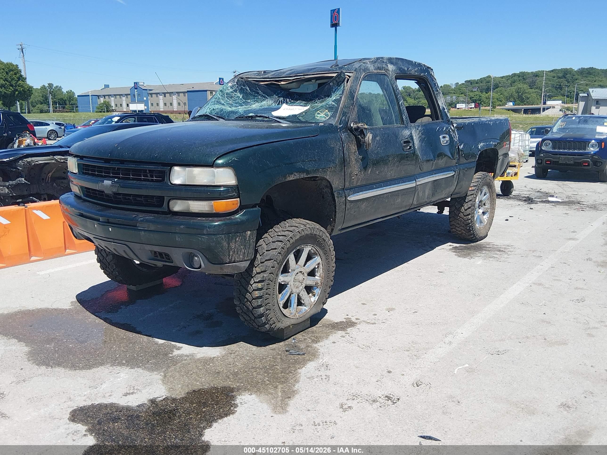 2005 Gmc Sierra 1500 Slt Green vin: 2GTEK13T351267155