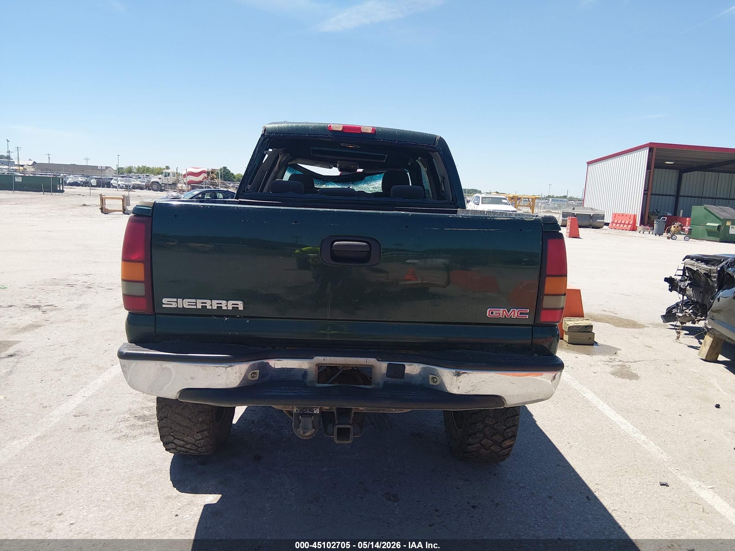 2005 Gmc Sierra 1500 Slt Green vin: 2GTEK13T351267155