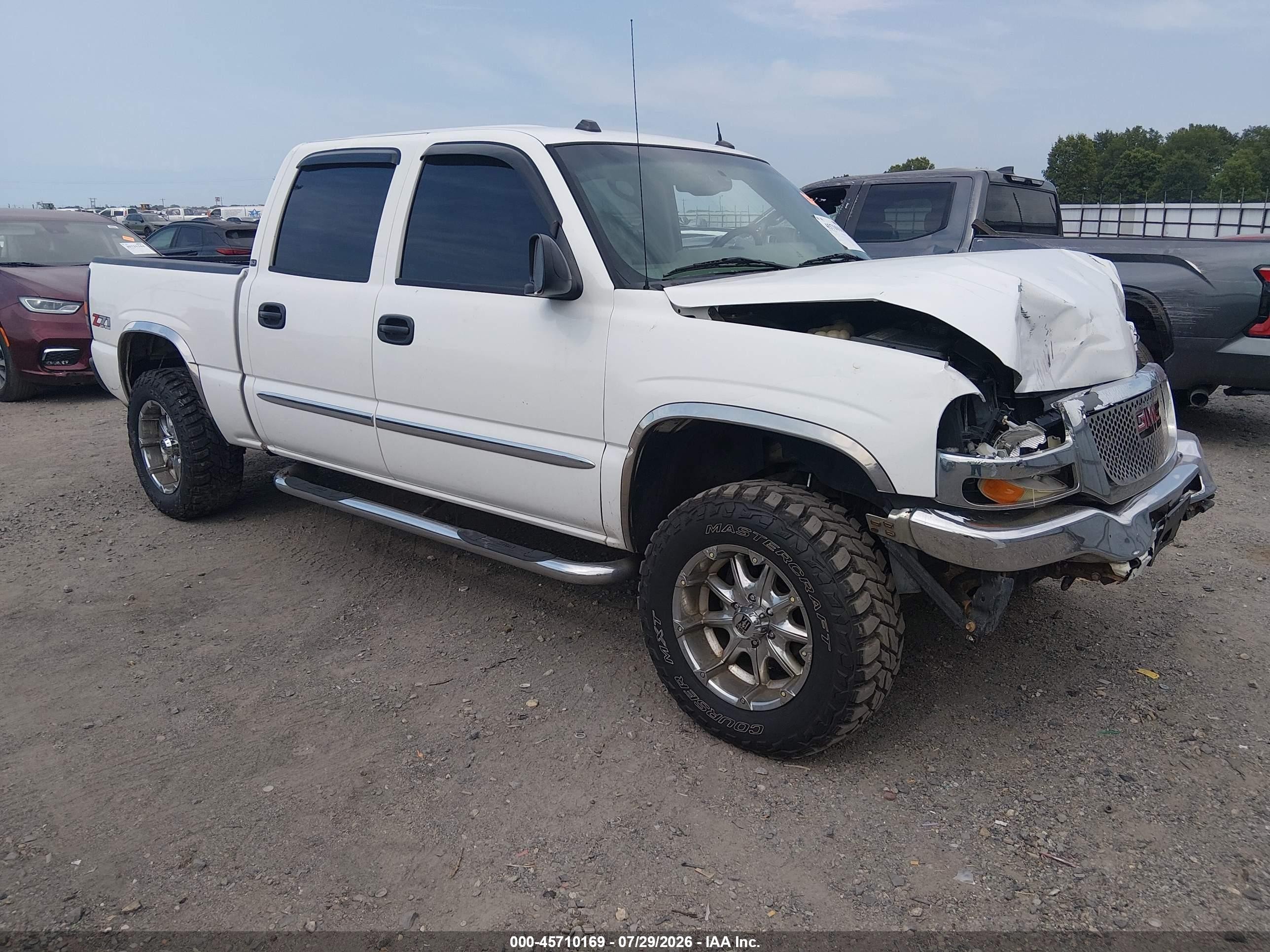 2004 Gmc Sierra 1500 Slt White vin: 2GTEK13T441372138