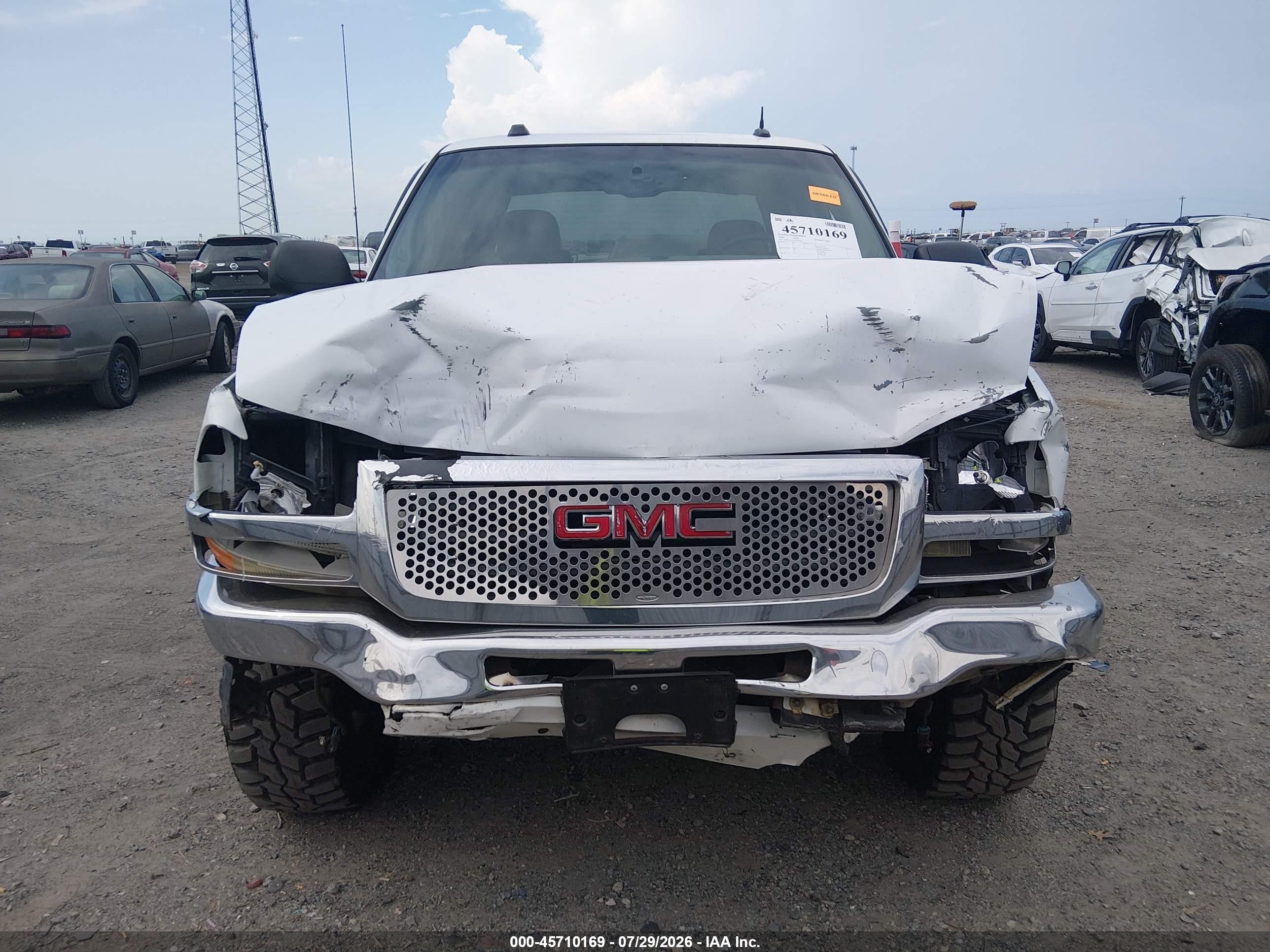 2004 Gmc Sierra 1500 Slt White vin: 2GTEK13T441372138