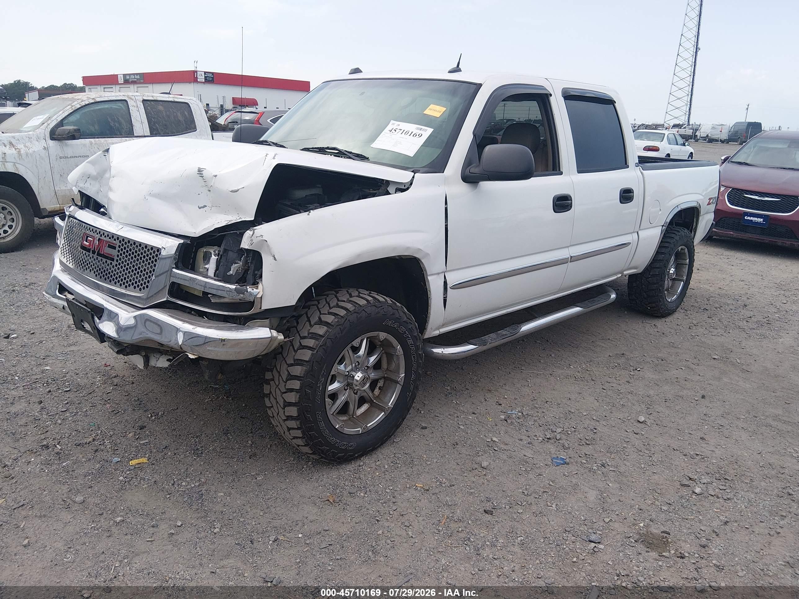 2004 Gmc Sierra 1500 Slt White vin: 2GTEK13T441372138