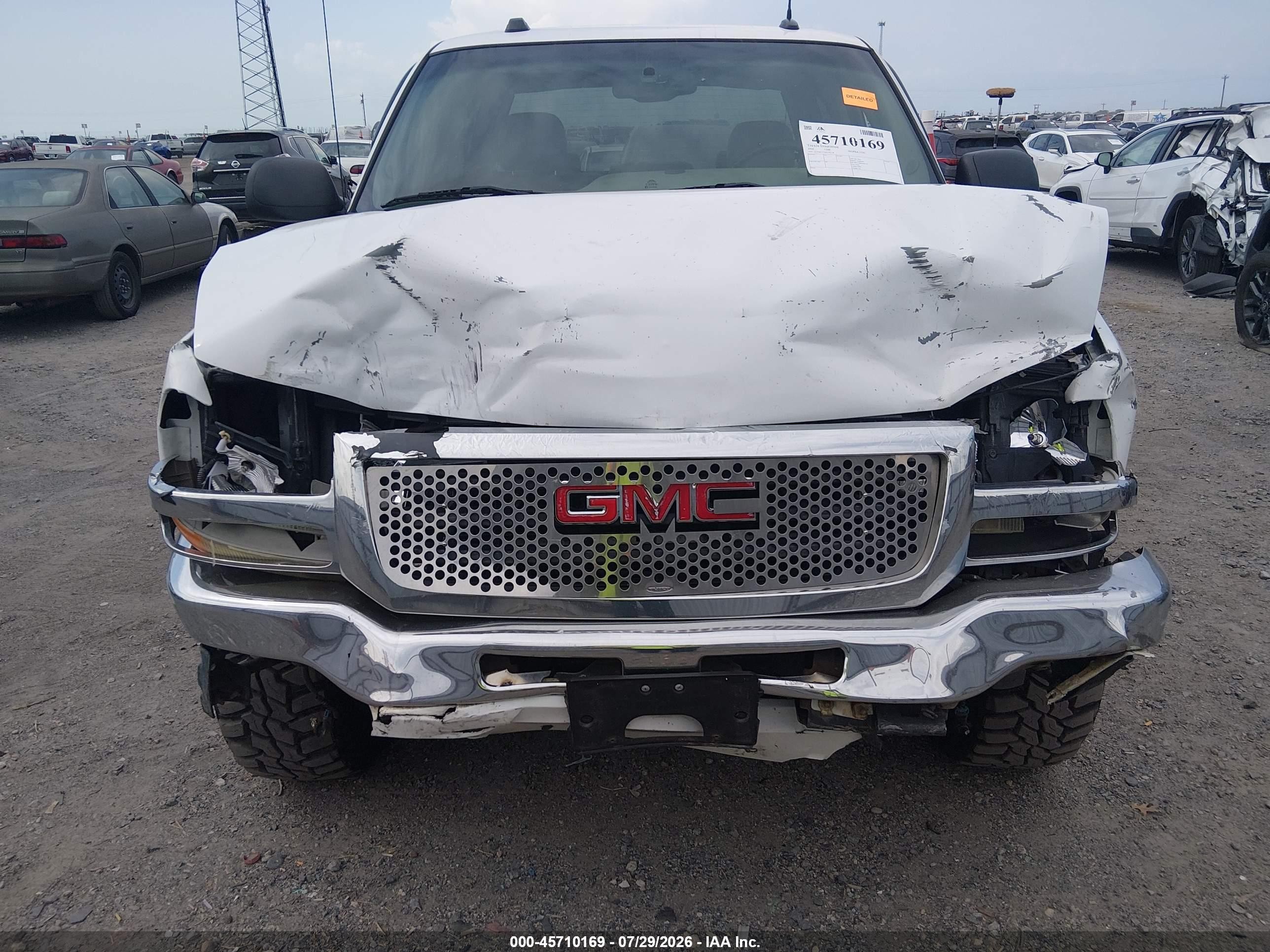 2004 Gmc Sierra 1500 Slt White vin: 2GTEK13T441372138