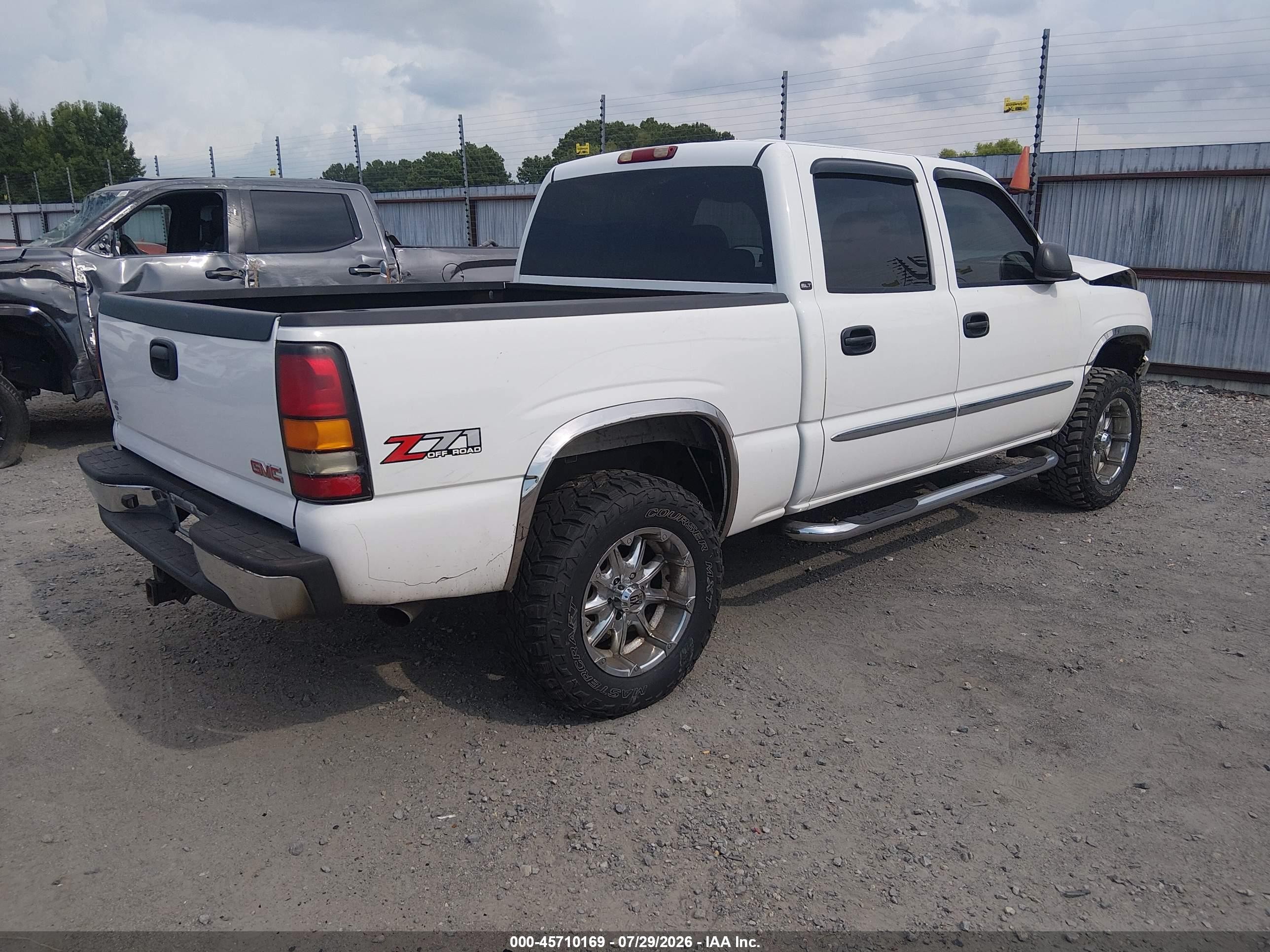 2004 Gmc Sierra 1500 Slt White vin: 2GTEK13T441372138