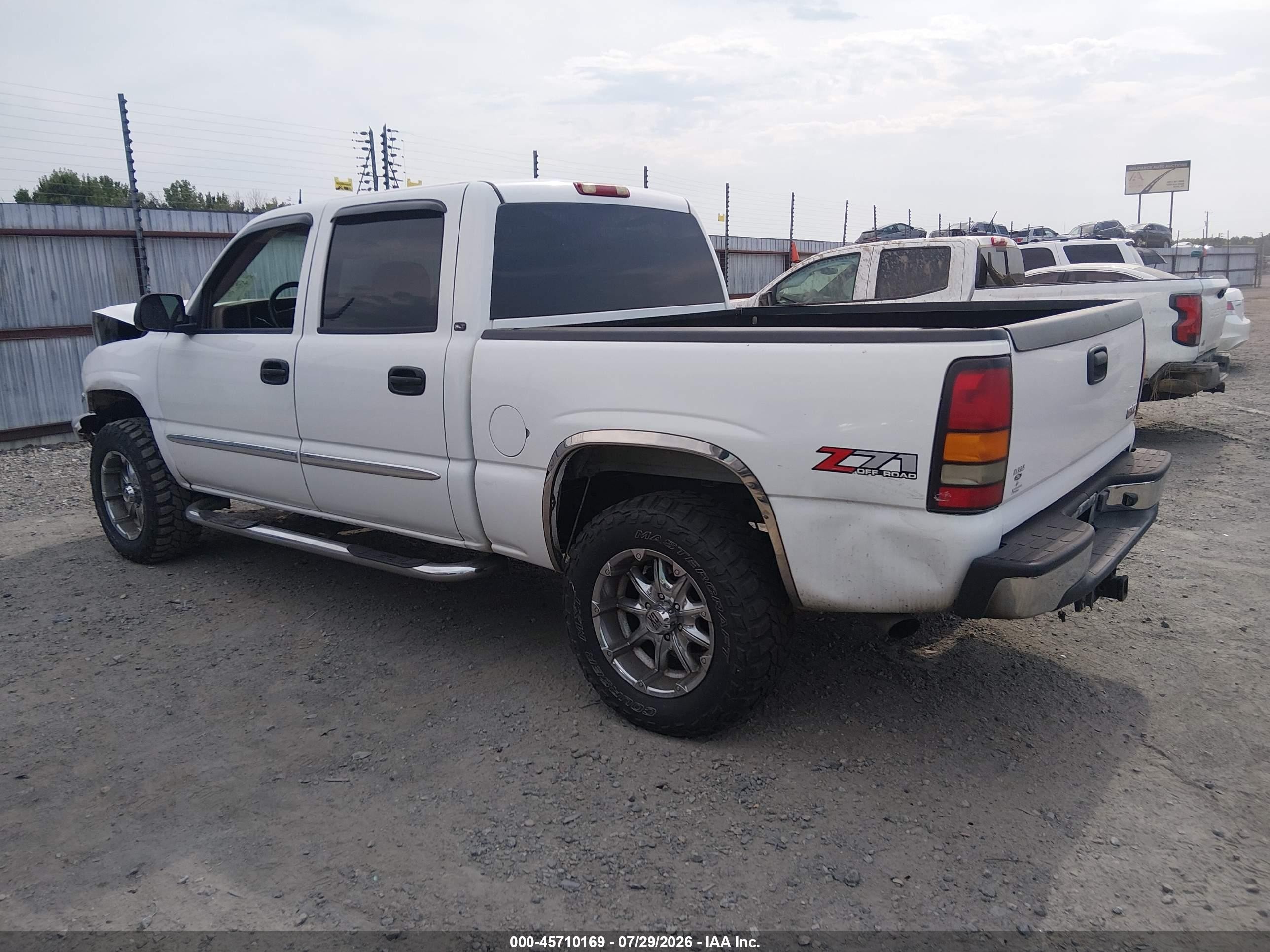 2004 Gmc Sierra 1500 Slt White vin: 2GTEK13T441372138