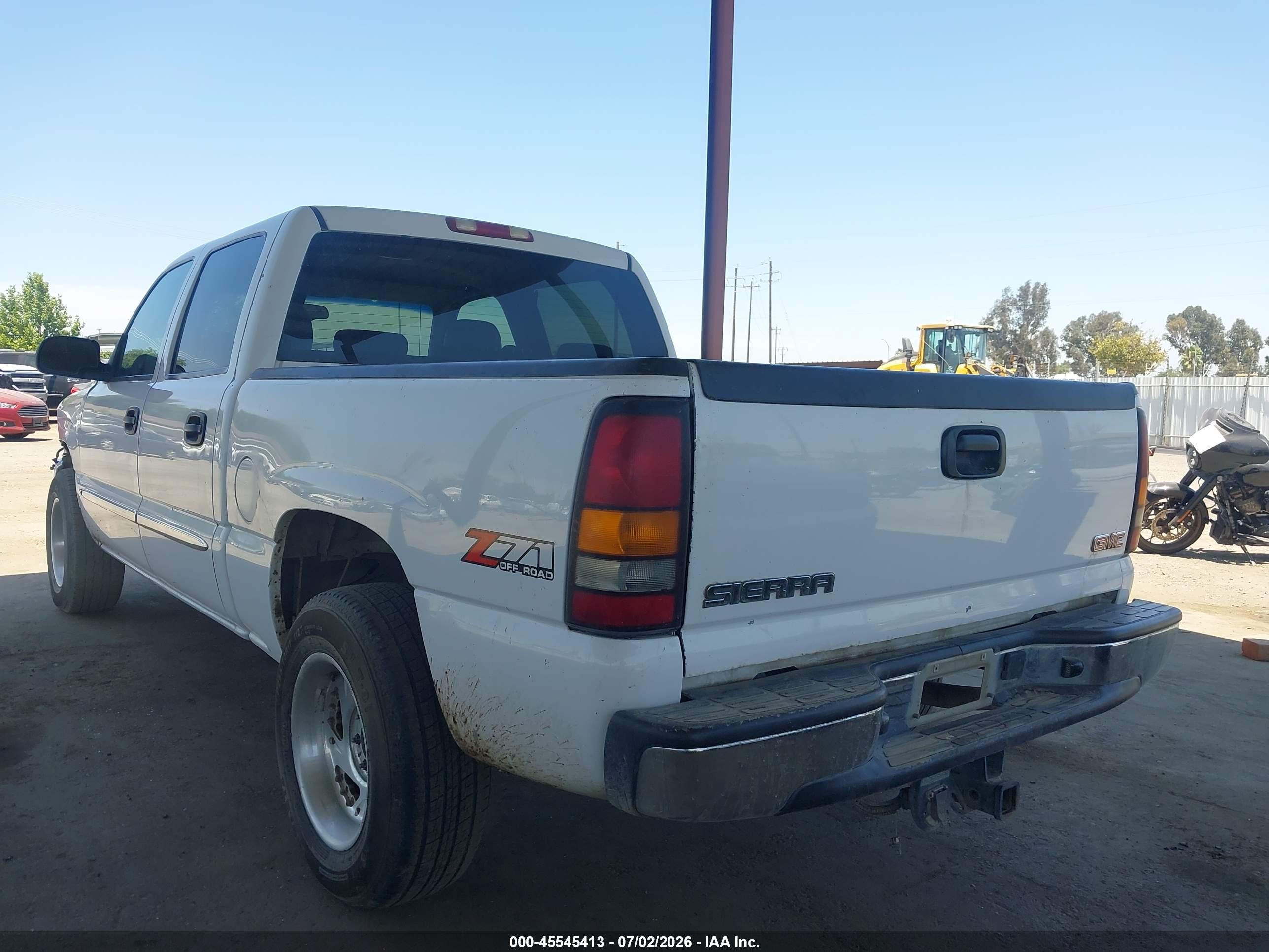 2004 Gmc Sierra 1500 Sle White vin: 2GTEK13T441416946