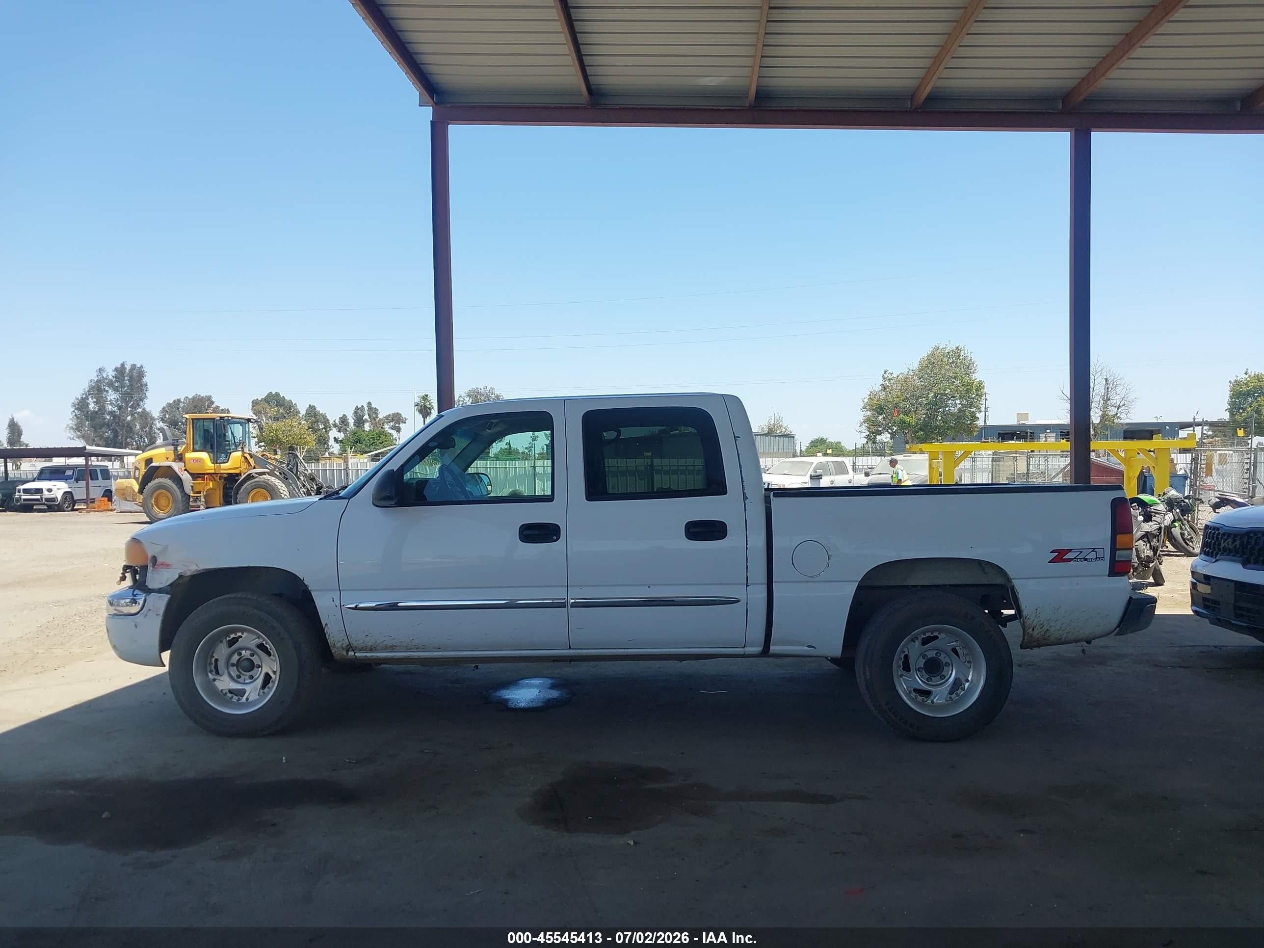 2004 Gmc Sierra 1500 Sle White vin: 2GTEK13T441416946
