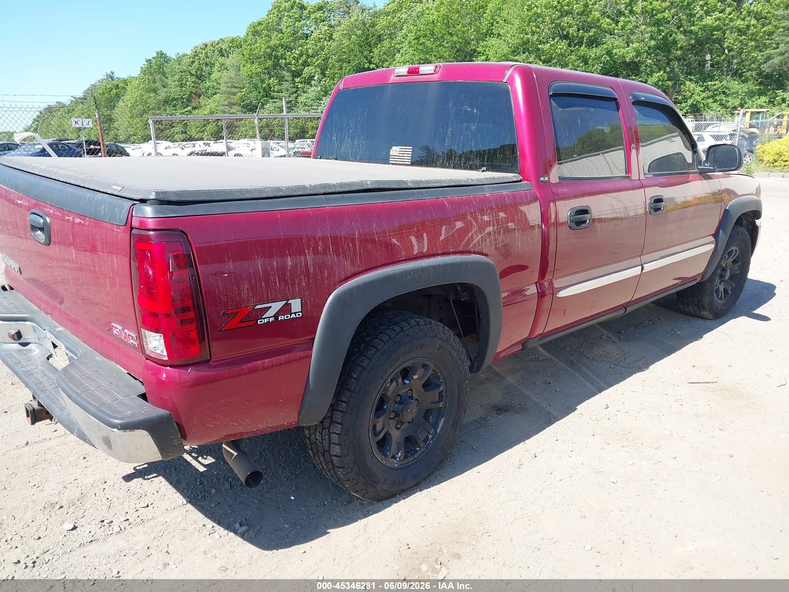 2005 Gmc Sierra 1500 Sle Maroon vin: 2GTEK13T451236822