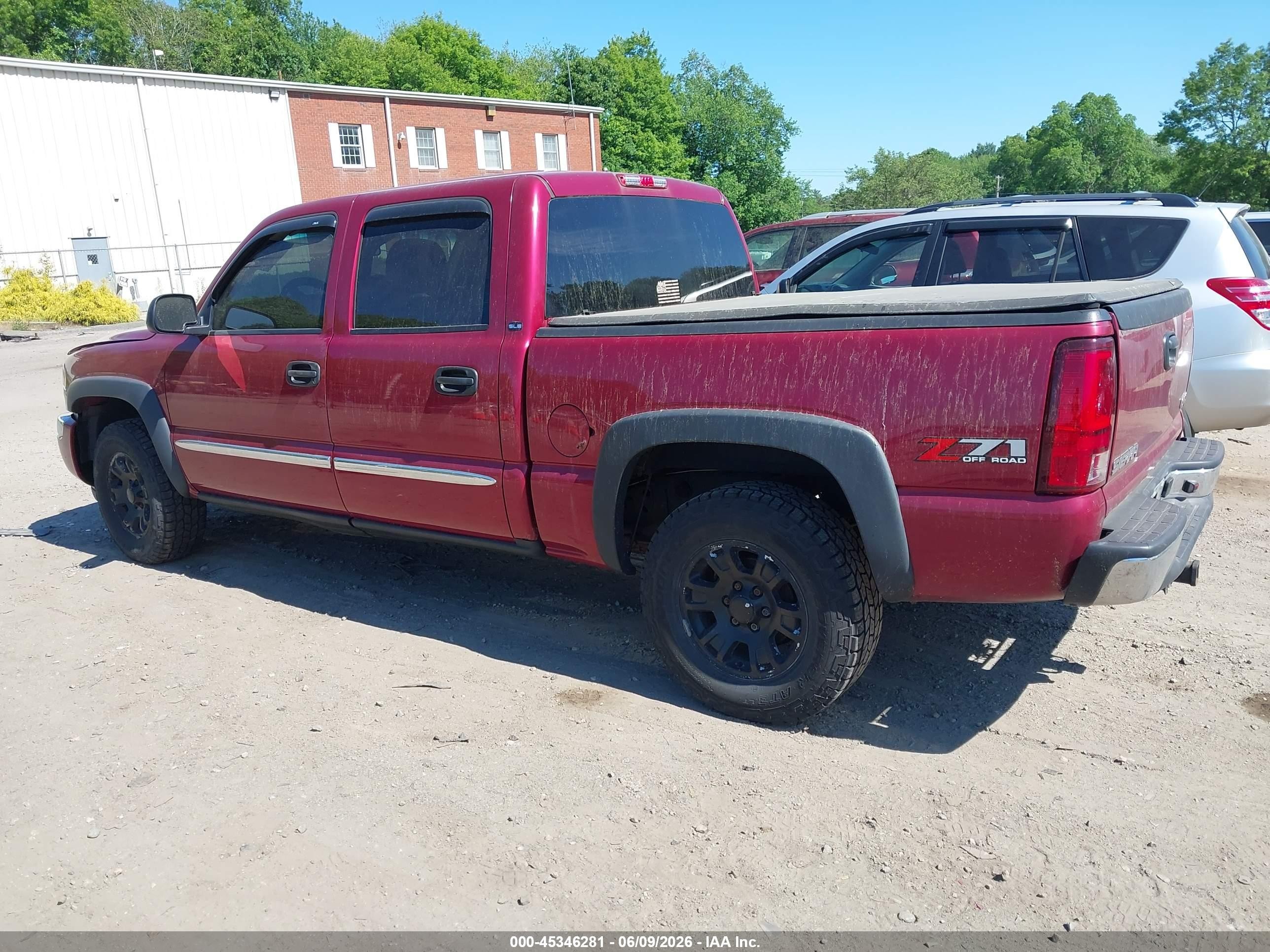 2005 Gmc Sierra 1500 Sle Maroon vin: 2GTEK13T451236822
