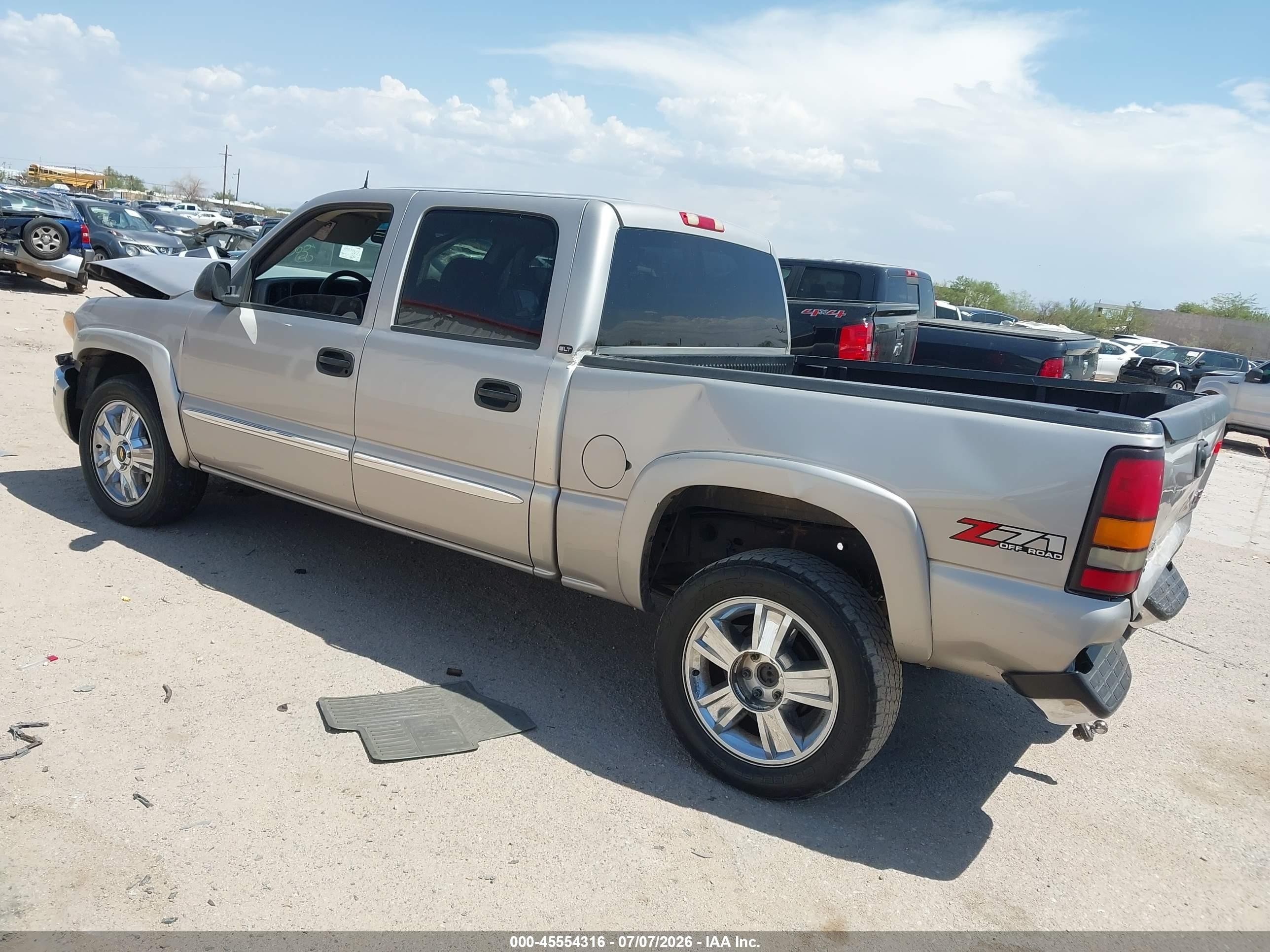 2005 Gmc Sierra 1500 Slt Beige vin: 2GTEK13T451266564