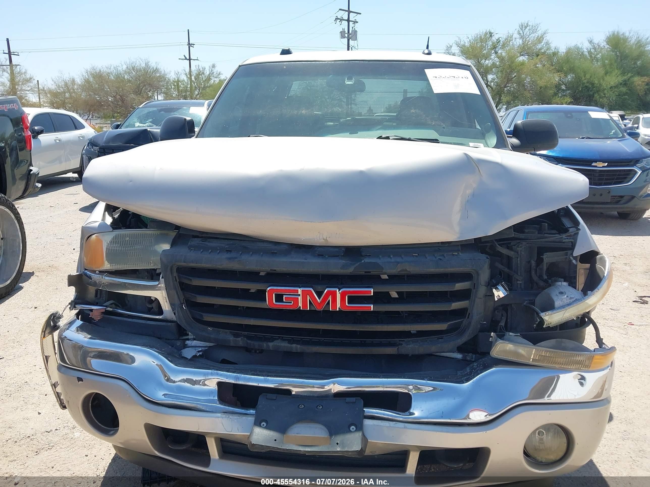 2005 Gmc Sierra 1500 Slt Beige vin: 2GTEK13T451266564