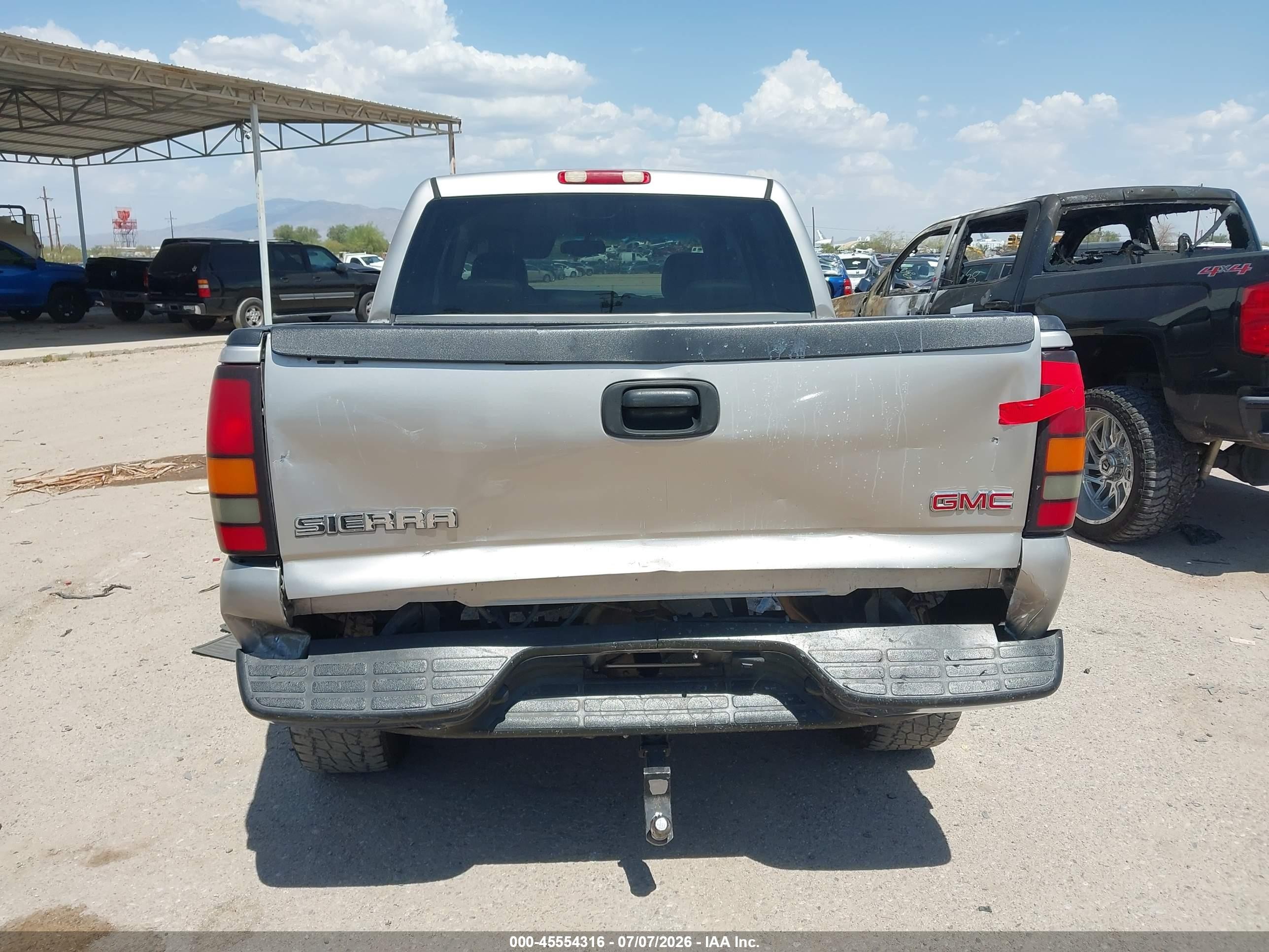 2005 Gmc Sierra 1500 Slt Beige vin: 2GTEK13T451266564