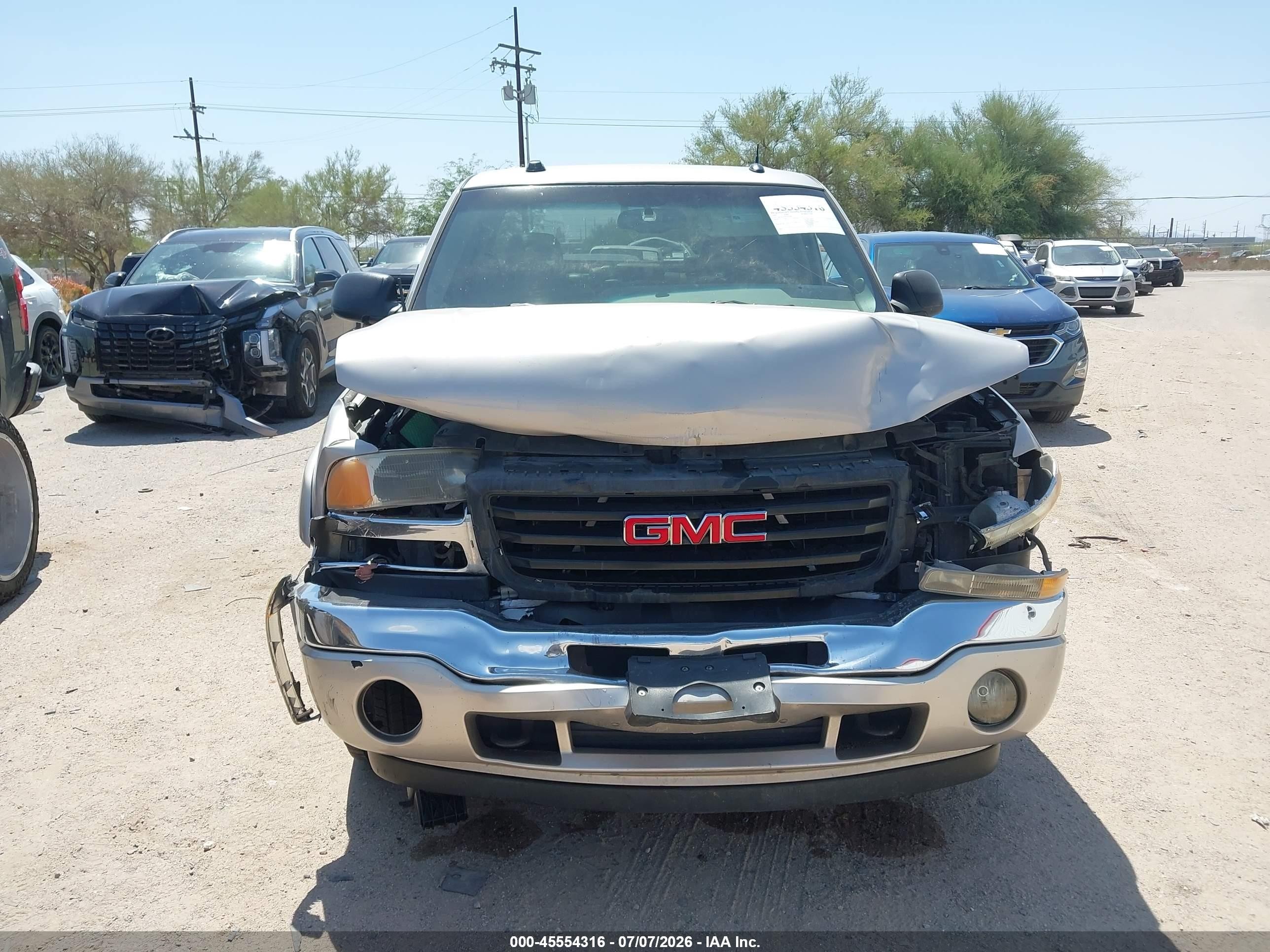 2005 Gmc Sierra 1500 Slt Beige vin: 2GTEK13T451266564