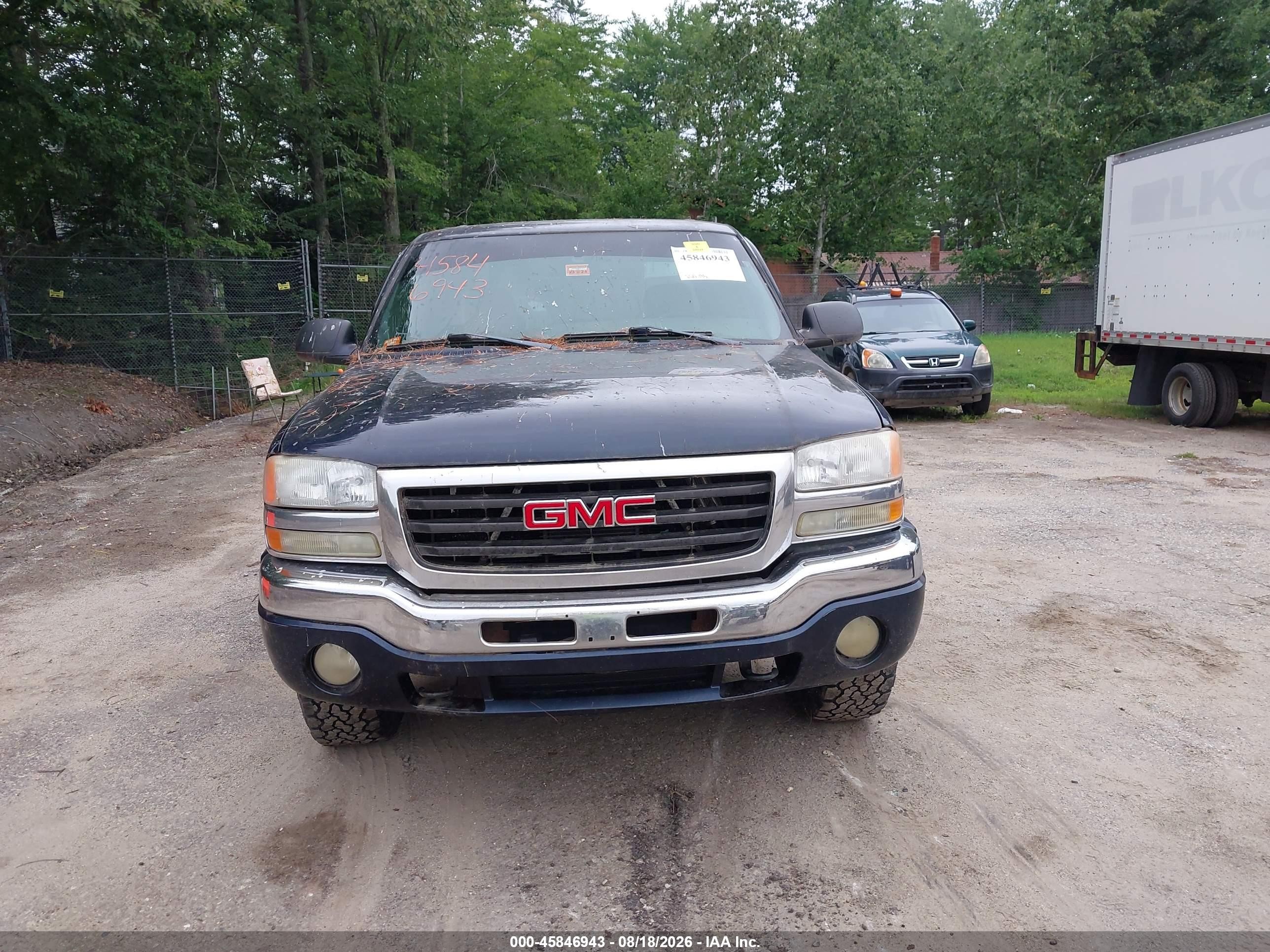 2005 Gmc Sierra 1500 Sle Blue vin: 2GTEK13T551265732