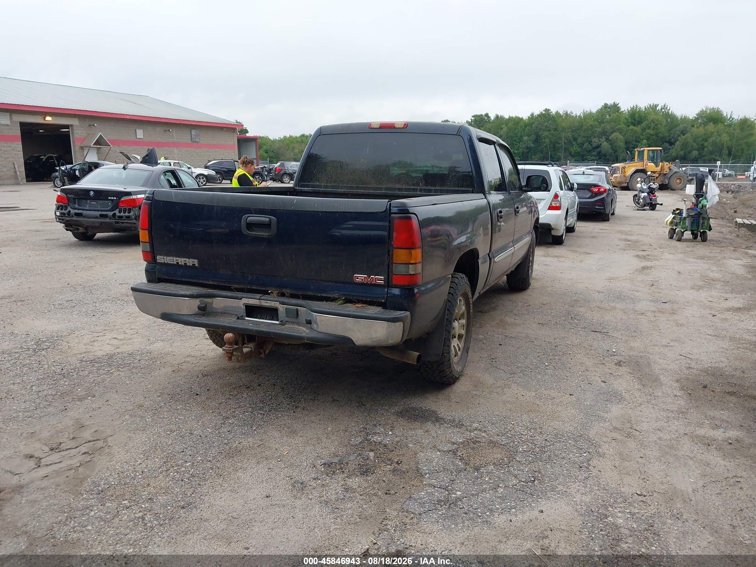2005 Gmc Sierra 1500 Sle Blue vin: 2GTEK13T551265732