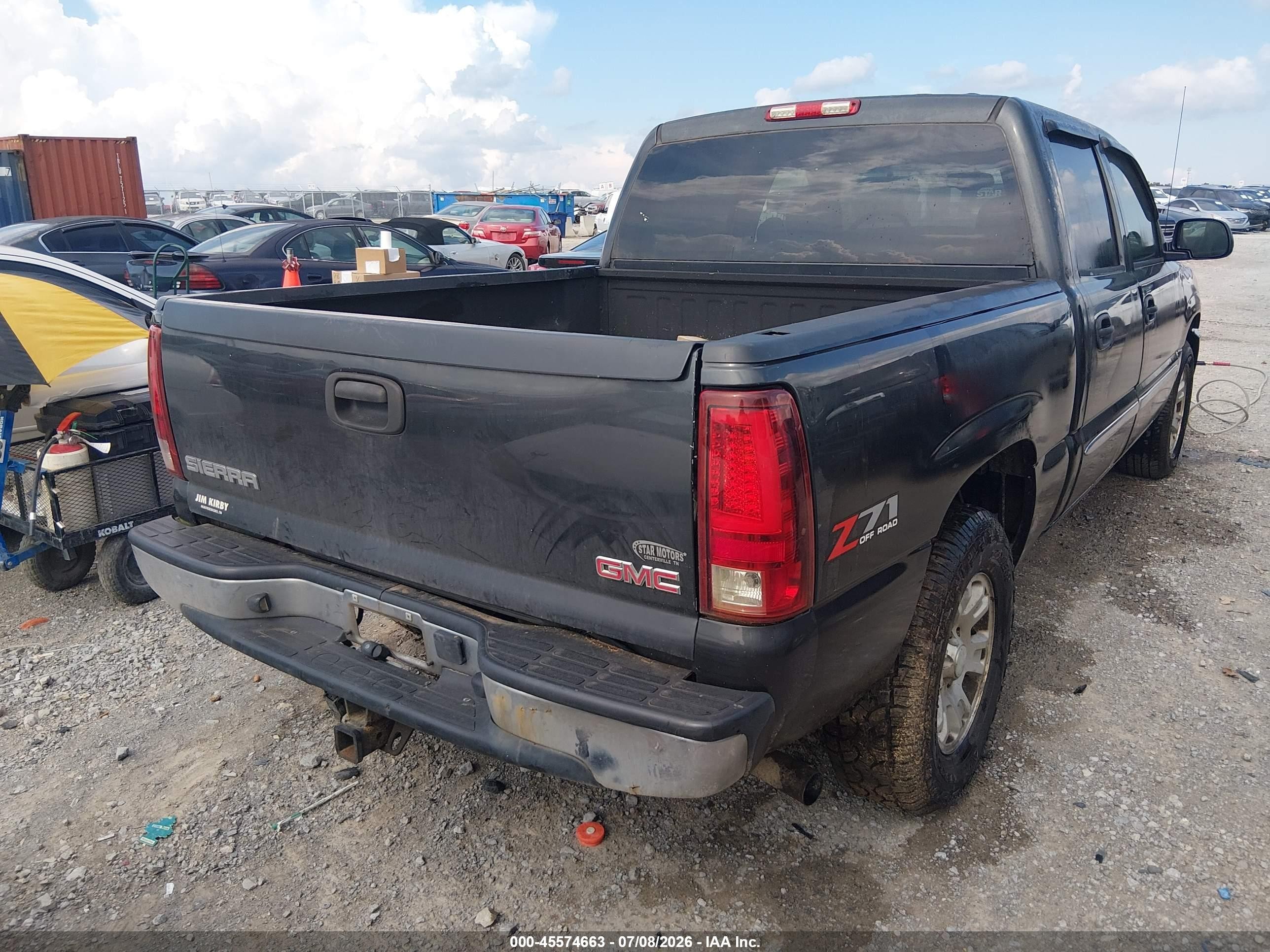 2005 Gmc Sierra 1500 Sle Gray vin: 2GTEK13T551294924