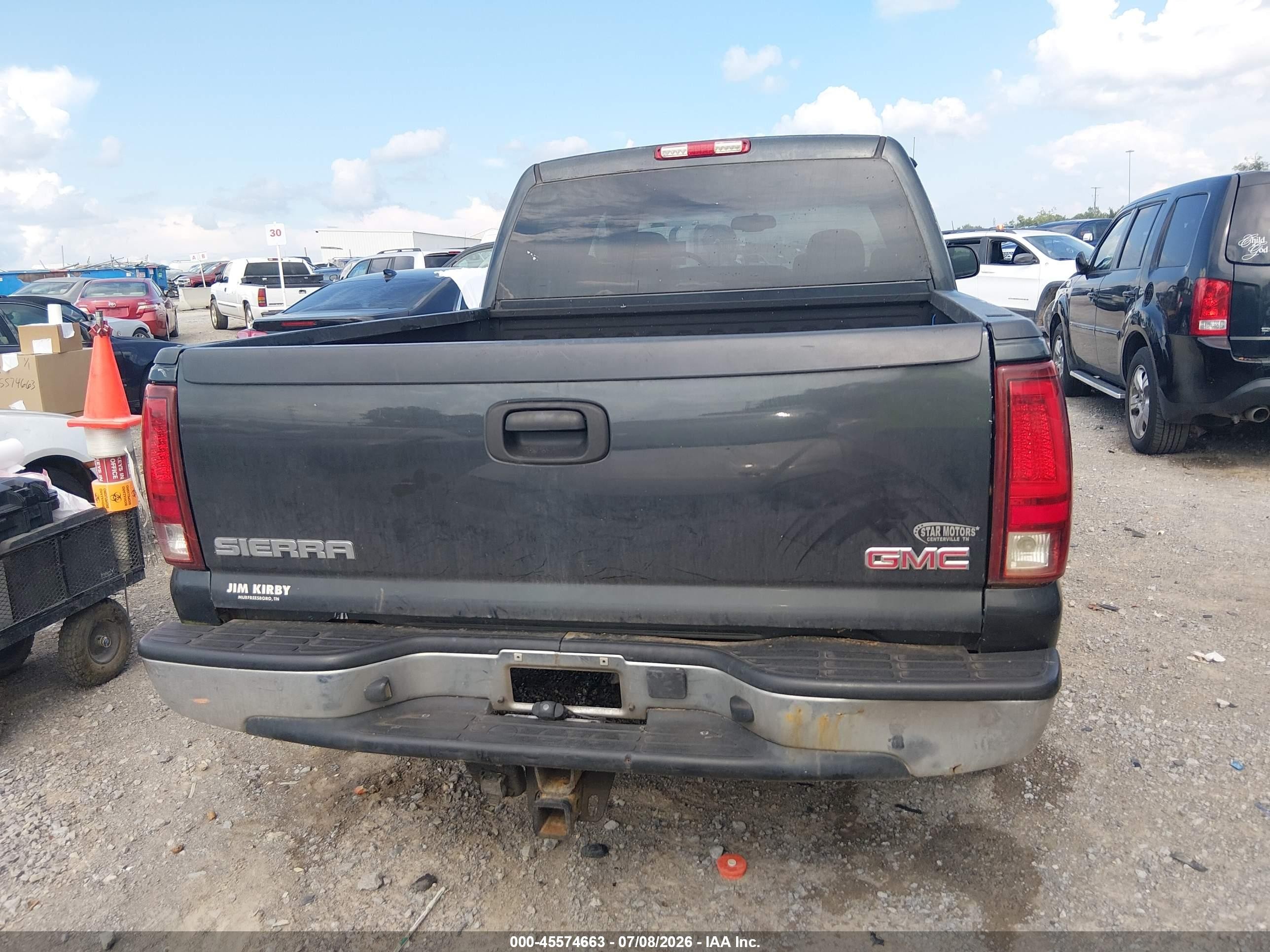 2005 Gmc Sierra 1500 Sle Gray vin: 2GTEK13T551294924
