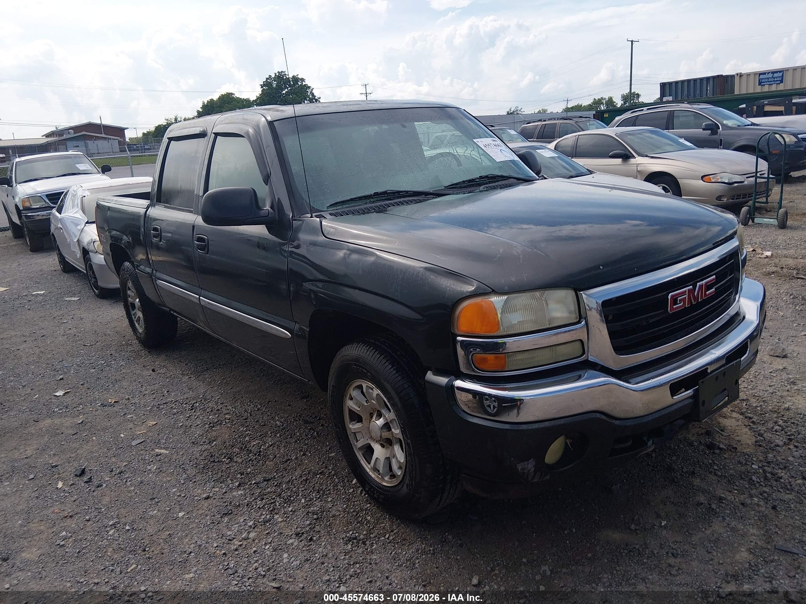 2005 Gmc Sierra 1500 Sle Gray vin: 2GTEK13T551294924