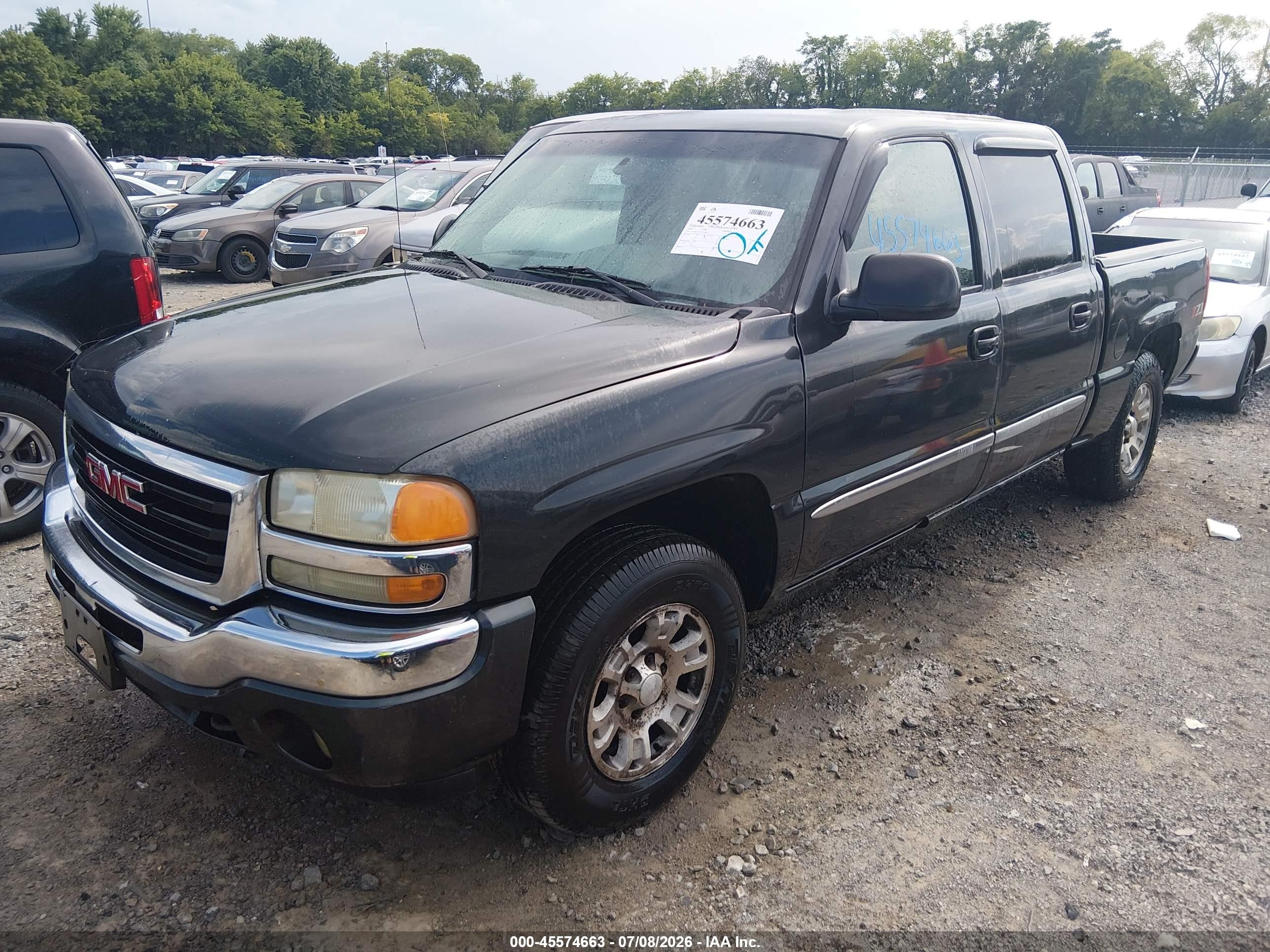 2005 Gmc Sierra 1500 Sle Gray vin: 2GTEK13T551294924