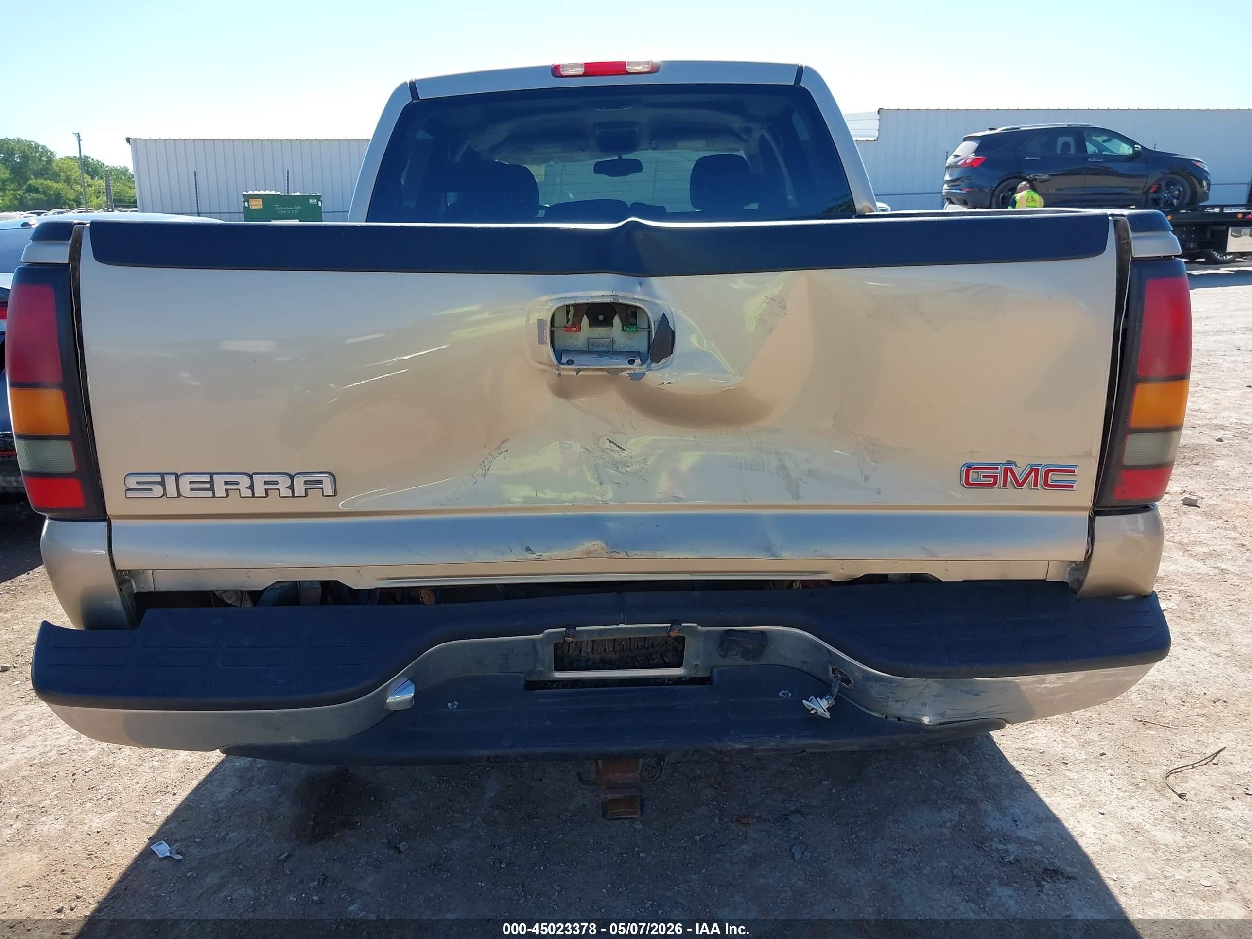 2005 Gmc Sierra 1500 Sle Brown vin: 2GTEK13T651123700