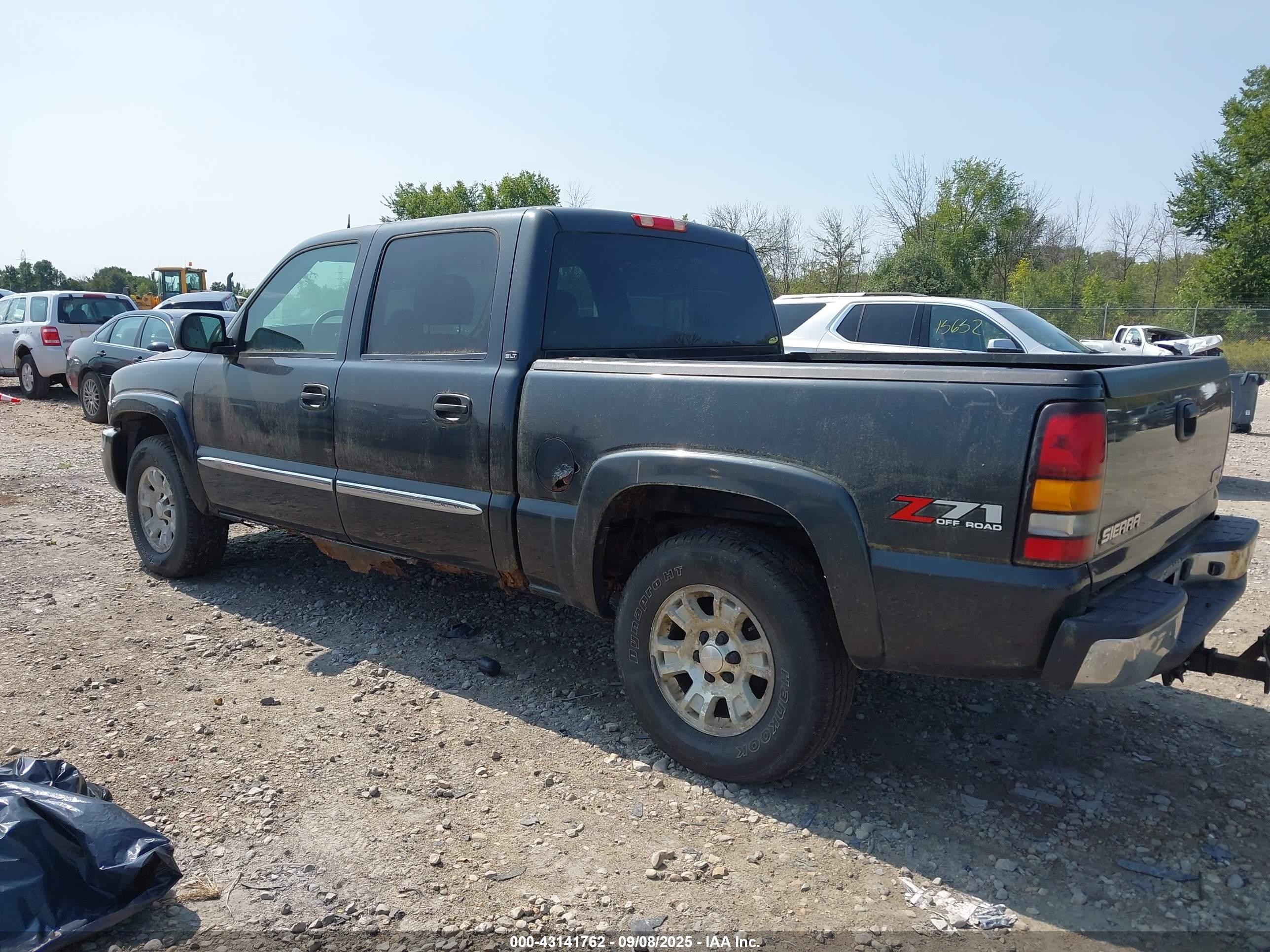2005 Gmc New Sierra K1500 Черный vin: 2GTEK13T651343578