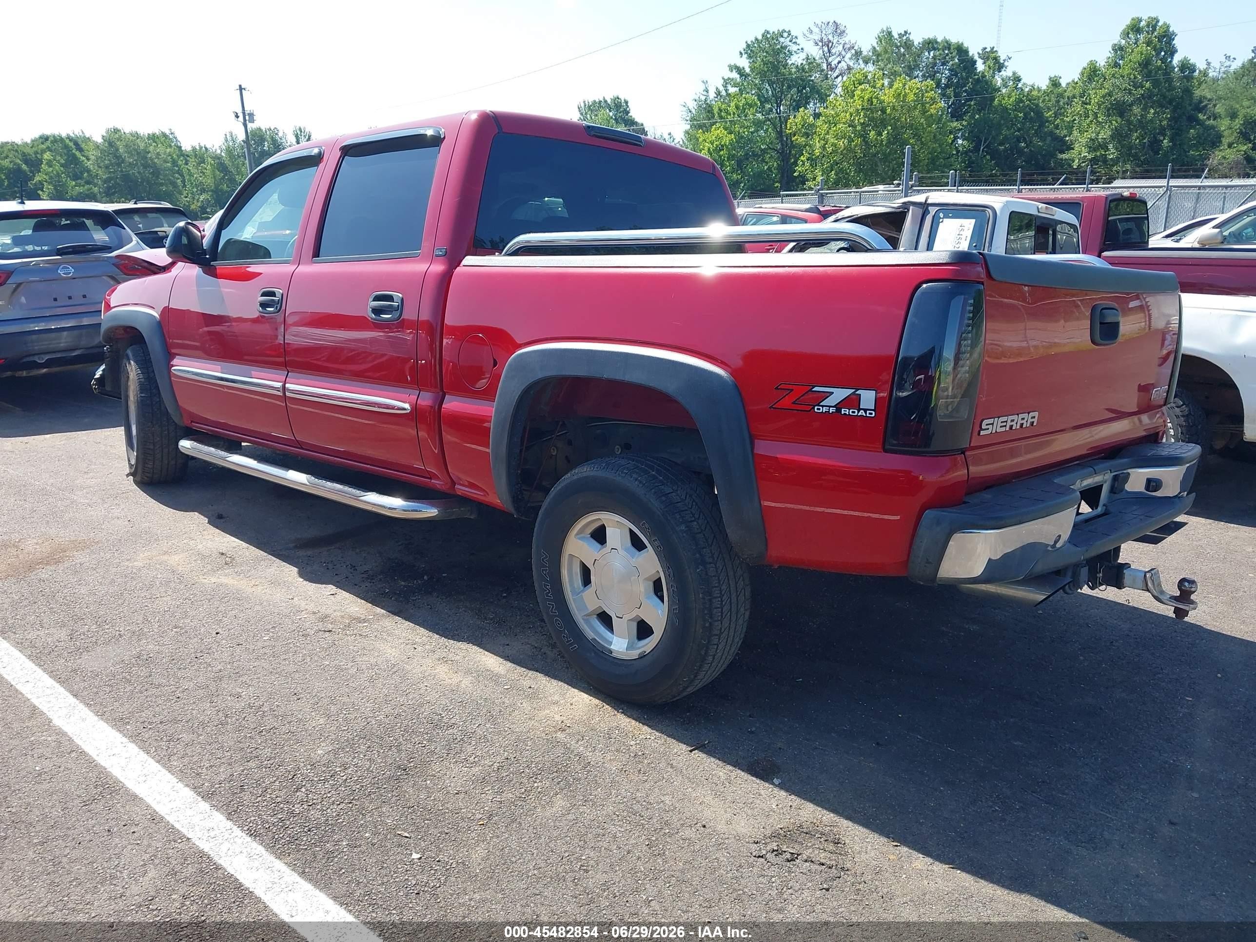 2006 Gmc Sierra 1500 Slt Red vin: 2GTEK13T661147609