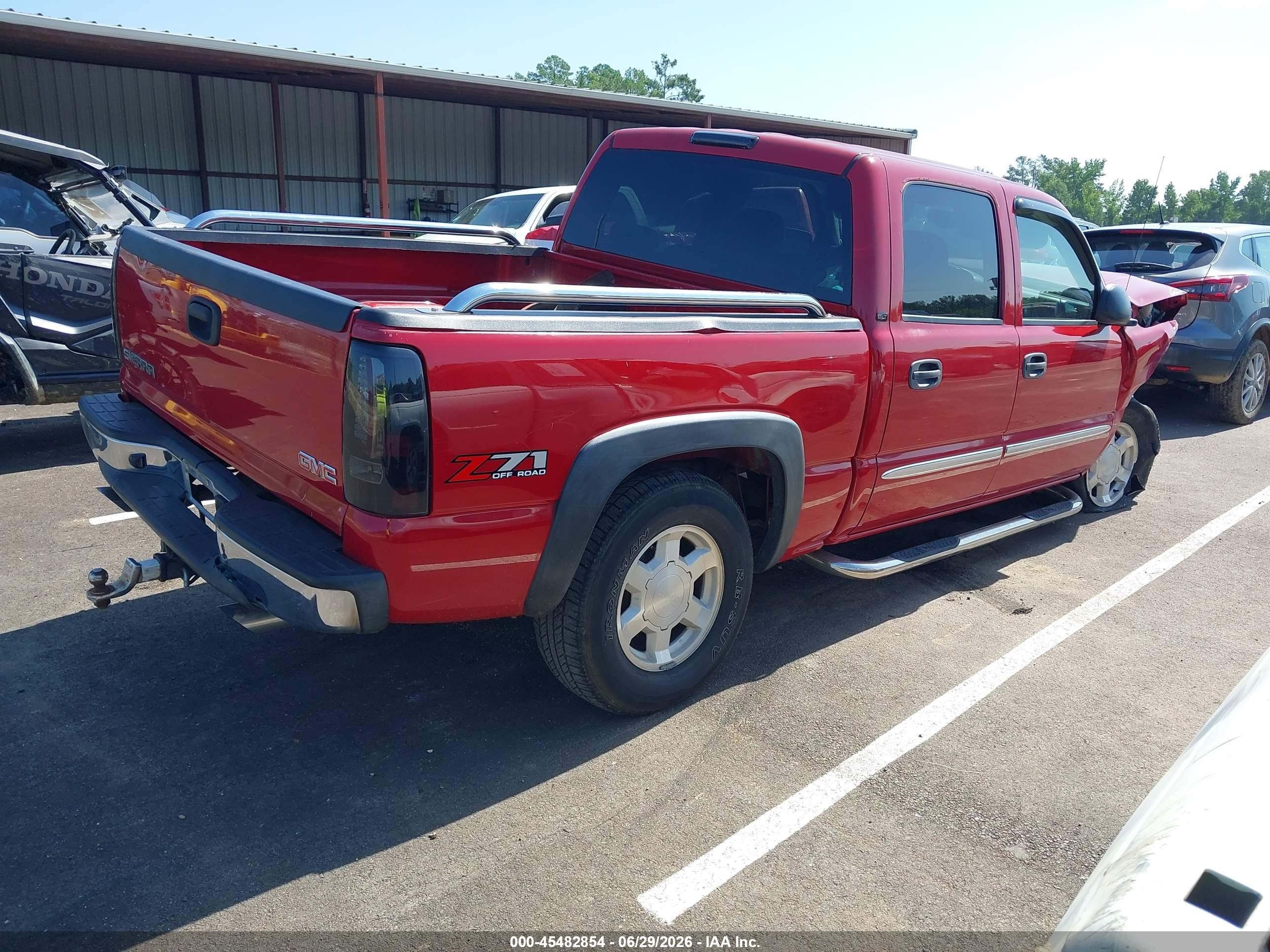 2006 Gmc Sierra 1500 Slt Red vin: 2GTEK13T661147609