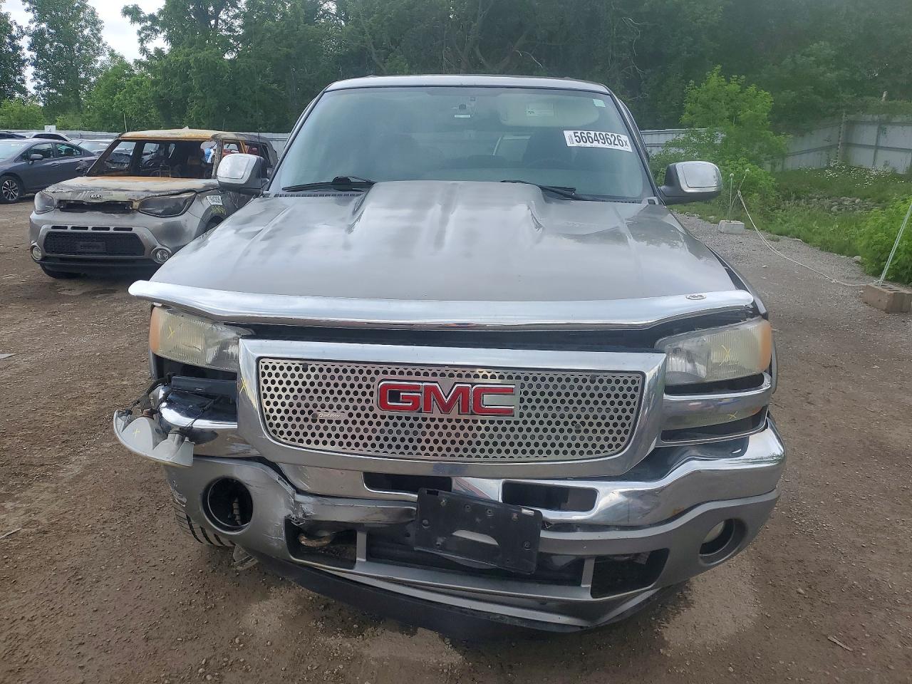 2006 Gmc New Sierra K1500 Silver vin: 2GTEK13T661161462