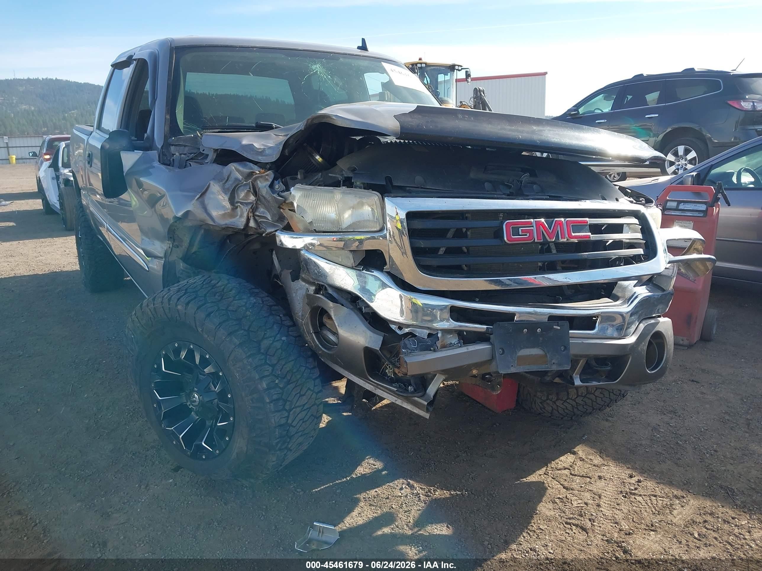 2006 Gmc Sierra 1500 Sle1 Gray vin: 2GTEK13T661175717