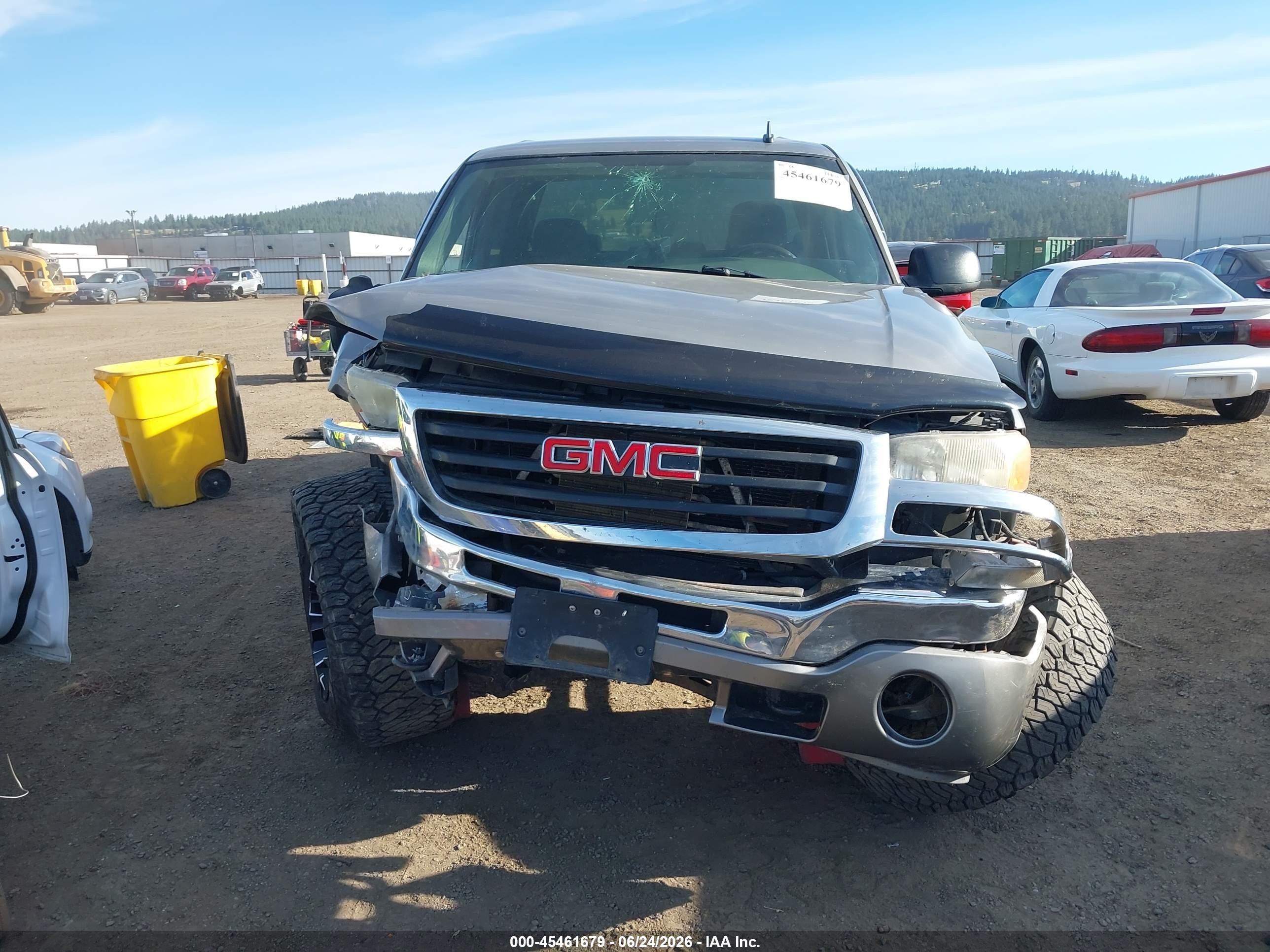 2006 Gmc Sierra 1500 Sle1 Gray vin: 2GTEK13T661175717