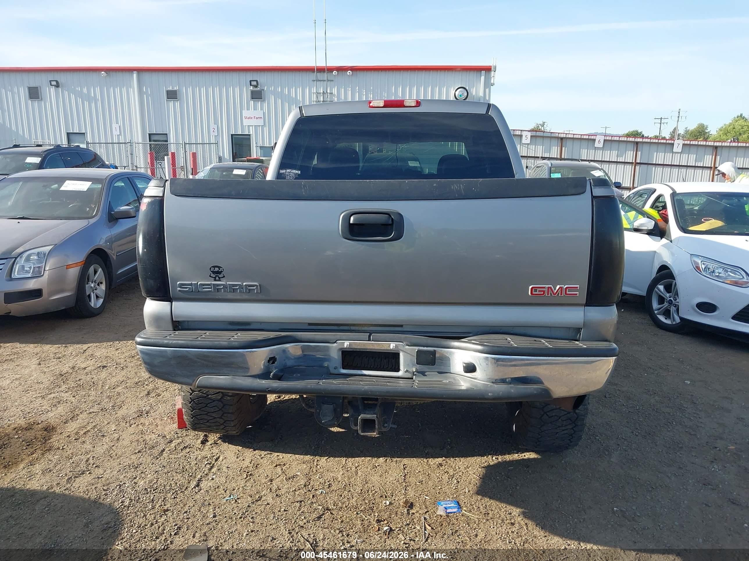2006 Gmc Sierra 1500 Sle1 Gray vin: 2GTEK13T661175717