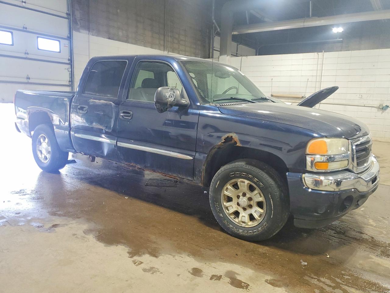 2005 Gmc New Sierra K1500 Blue vin: 2GTEK13T751185476