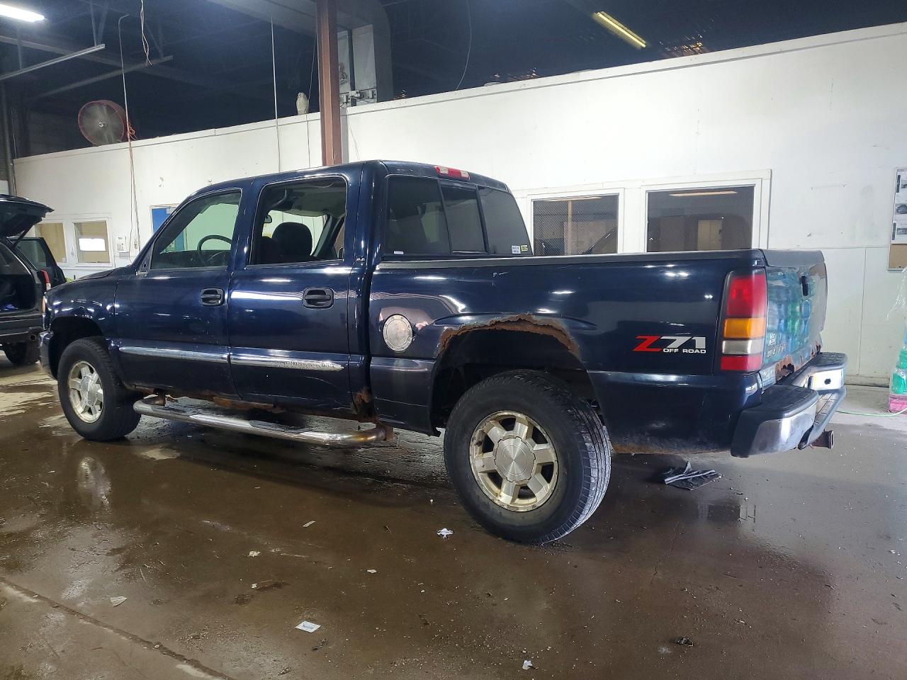 2005 Gmc New Sierra K1500 Blue vin: 2GTEK13T751185476
