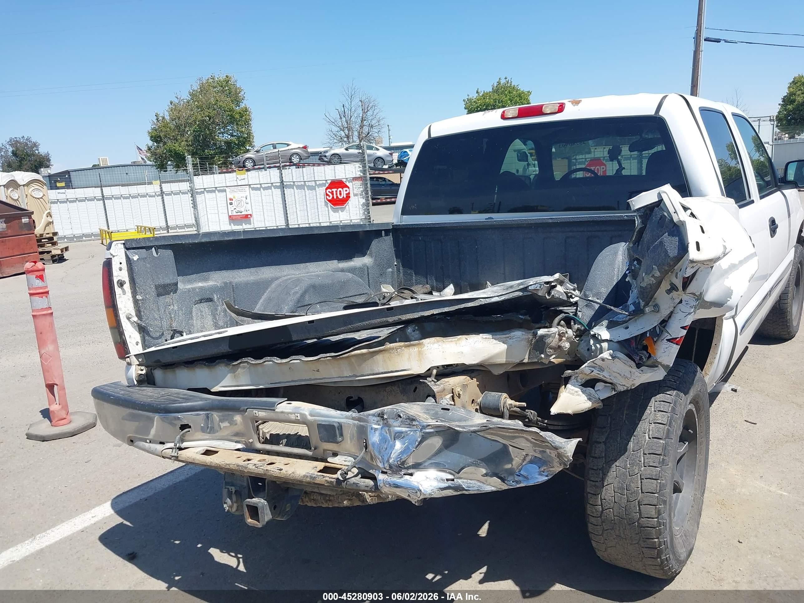 2005 Gmc Sierra 1500 Sle White vin: 2GTEK13T751242954
