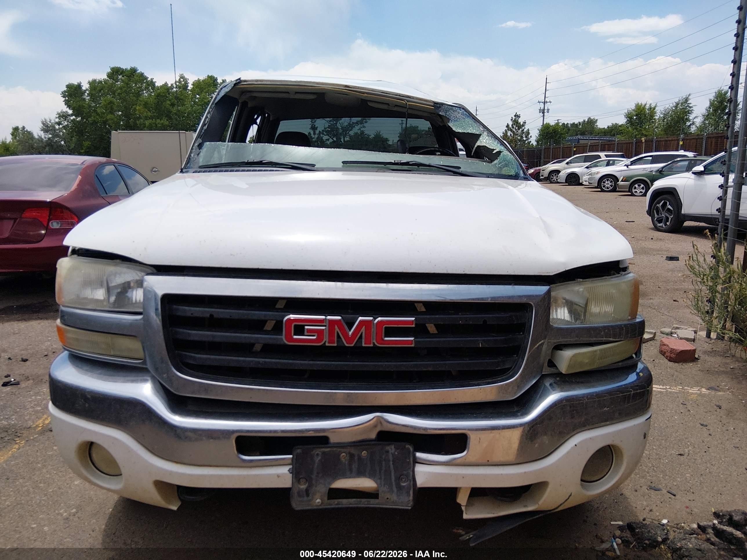 2006 Gmc Sierra 1500 Sle1 Белый vin: 2GTEK13T761137767
