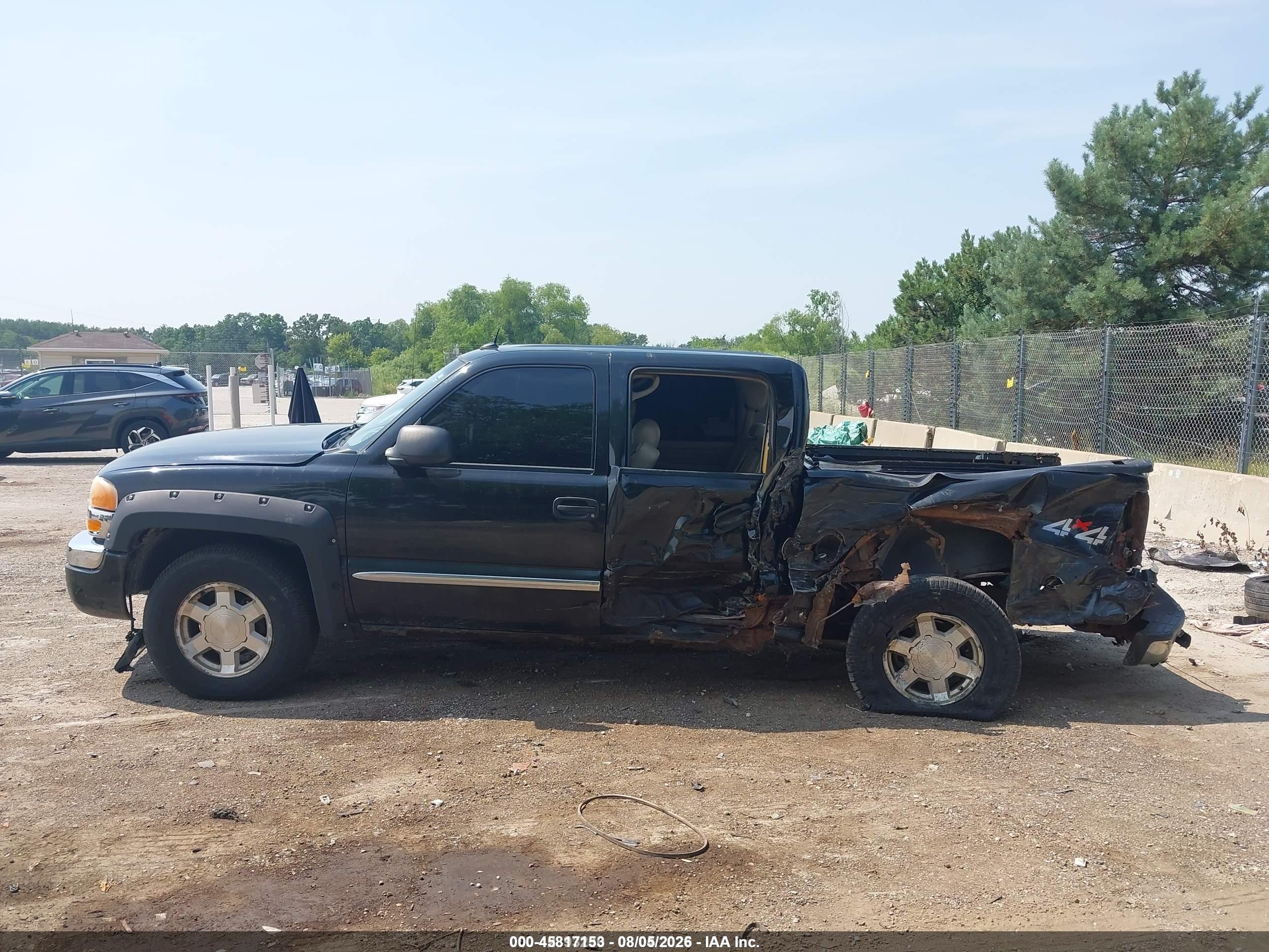 2004 Gmc Sierra 1500 Slt Black vin: 2GTEK13T841363328