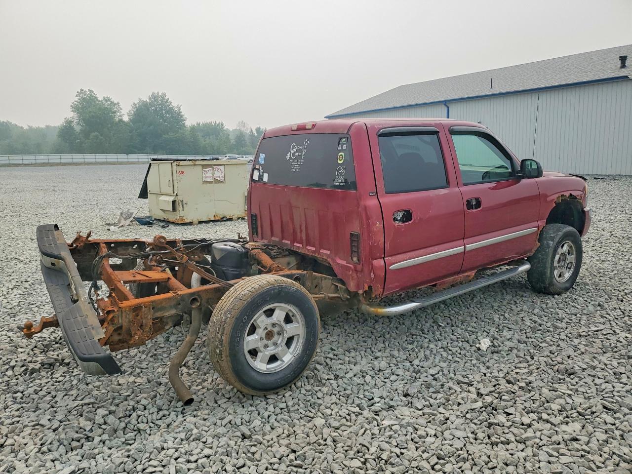 2005 Gmc New Sierra K1500 Red vin: 2GTEK13T851133239