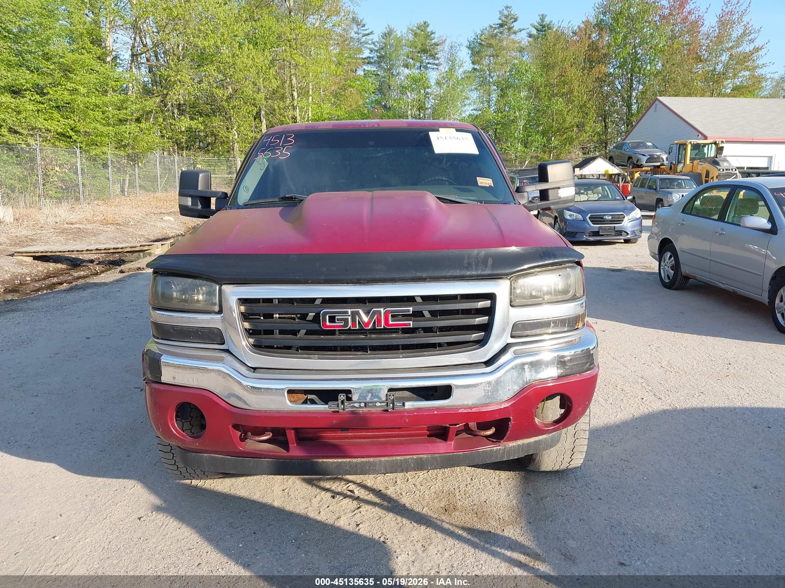 2005 Gmc Sierra 1500 Sle Maroon vin: 2GTEK13T851199709