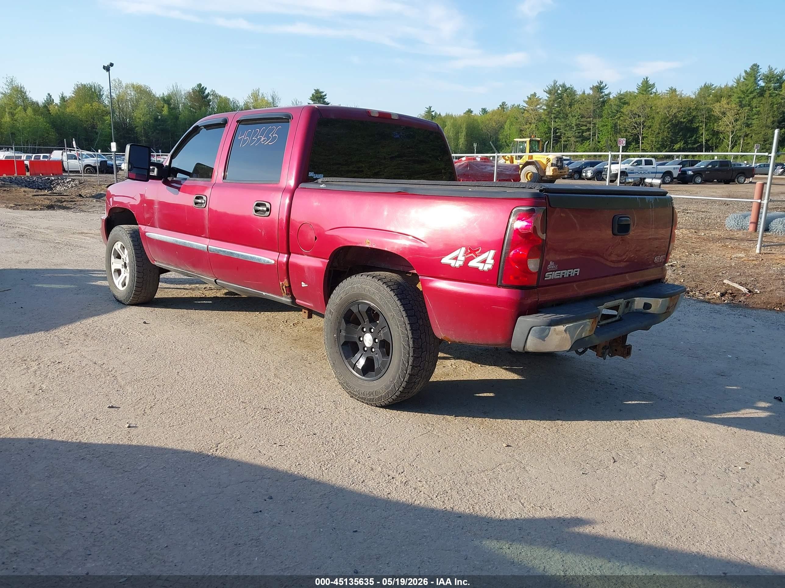 2005 Gmc Sierra 1500 Sle Maroon vin: 2GTEK13T851199709