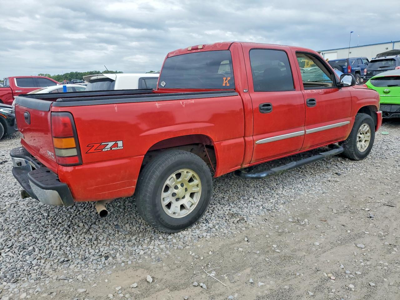 2005 Gmc New Sierra K1500 Red vin: 2GTEK13T851317953